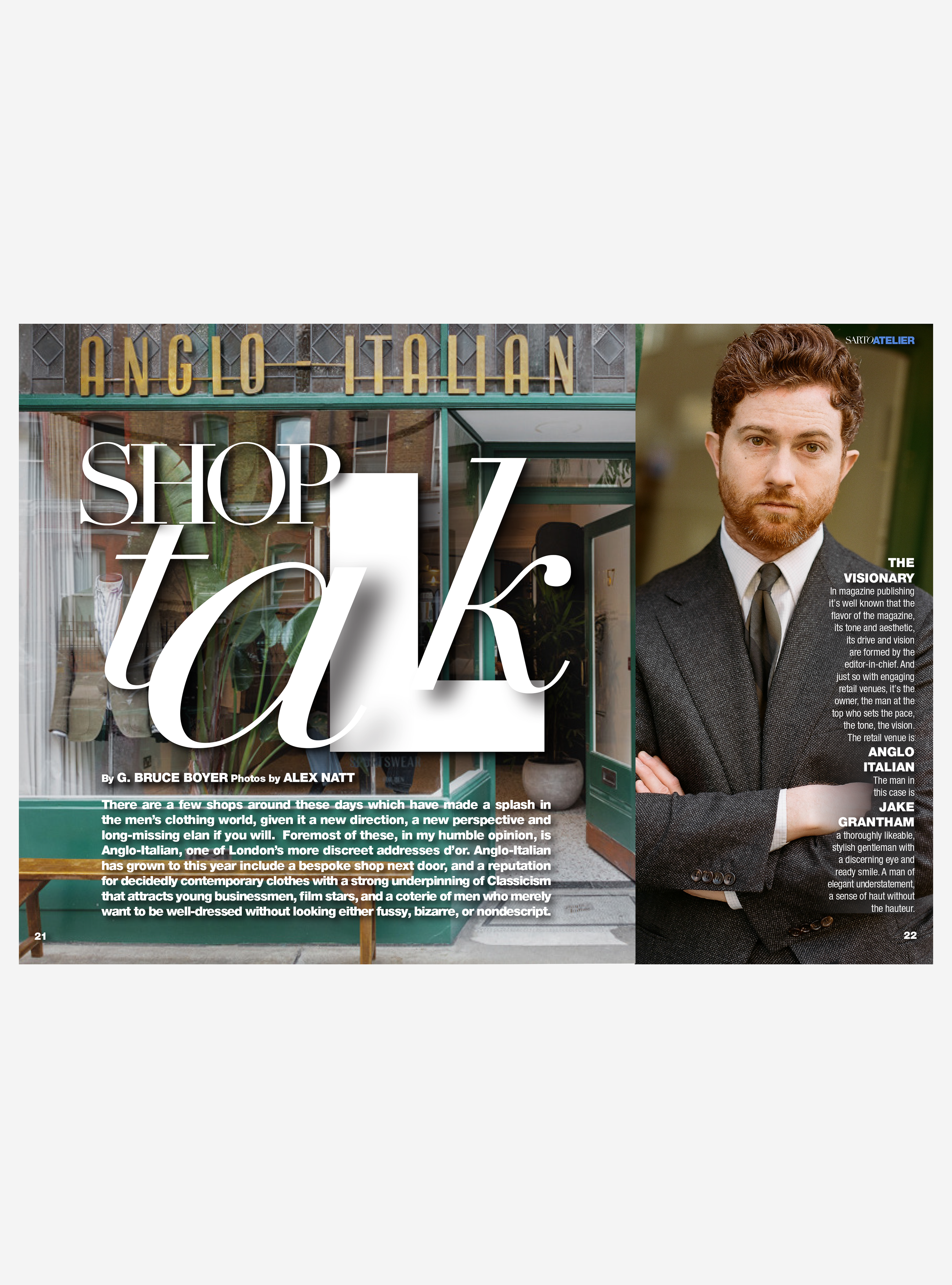 Sarto Magazine: G. Bruce Boyer Profile of Jake Grantham