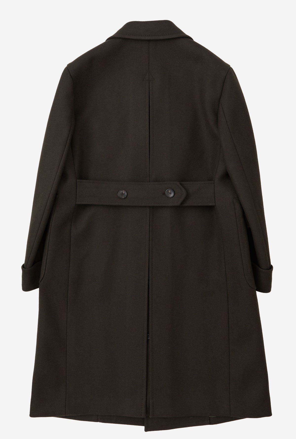 Double Breasted Martingala Coat Olive