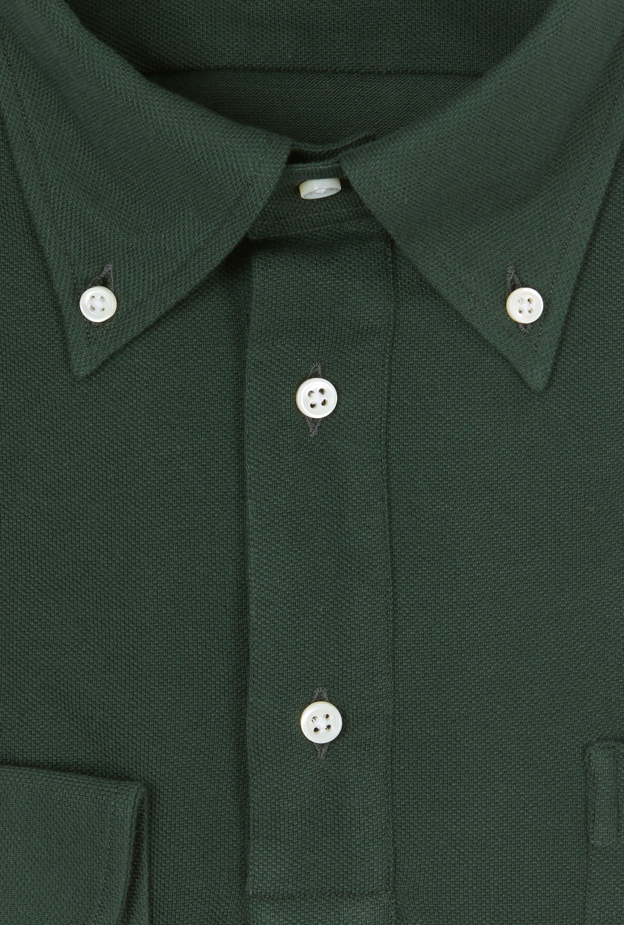 Polo Shirt Long Sleeve Green