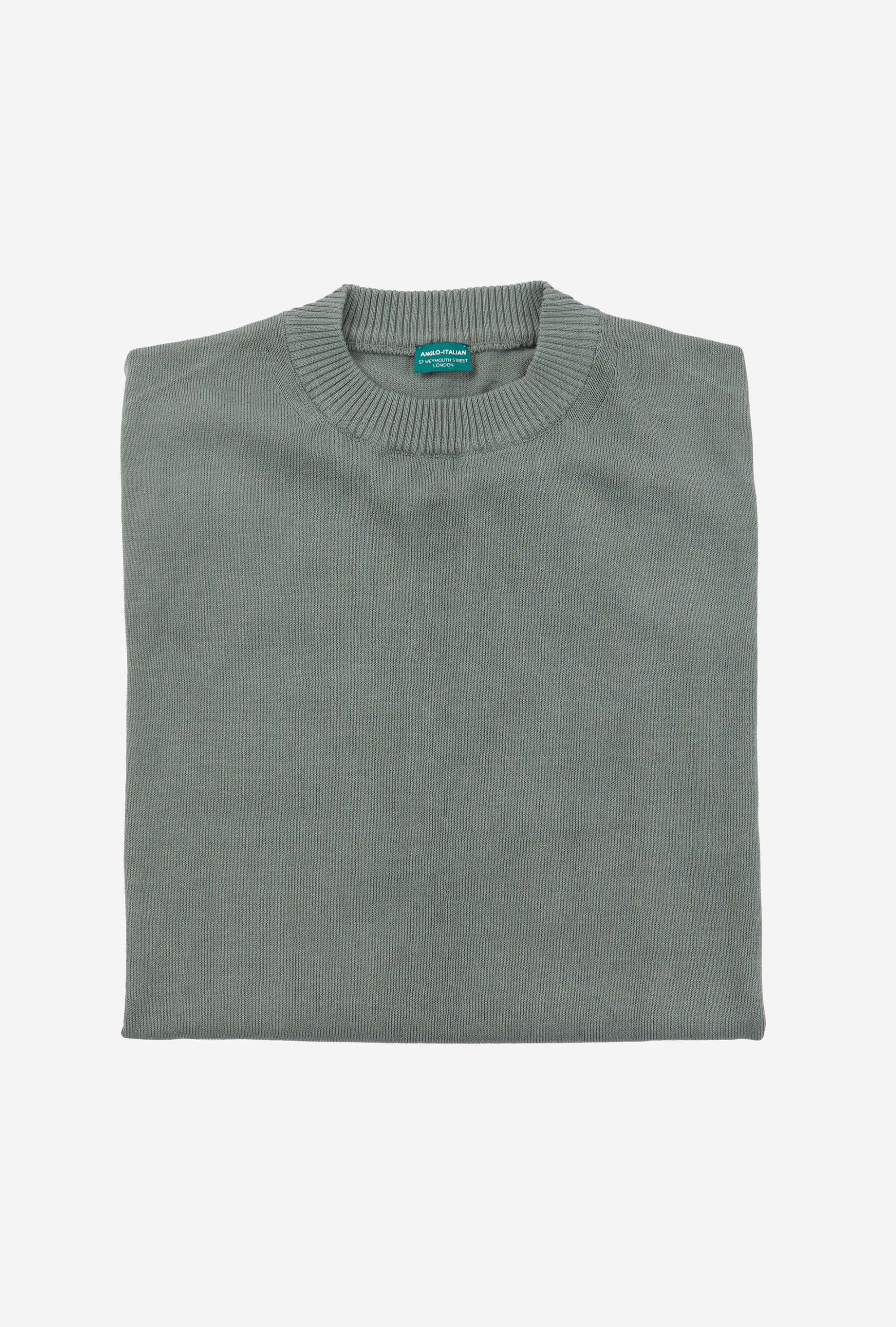 Crewneck Ice Cotton Sage Green