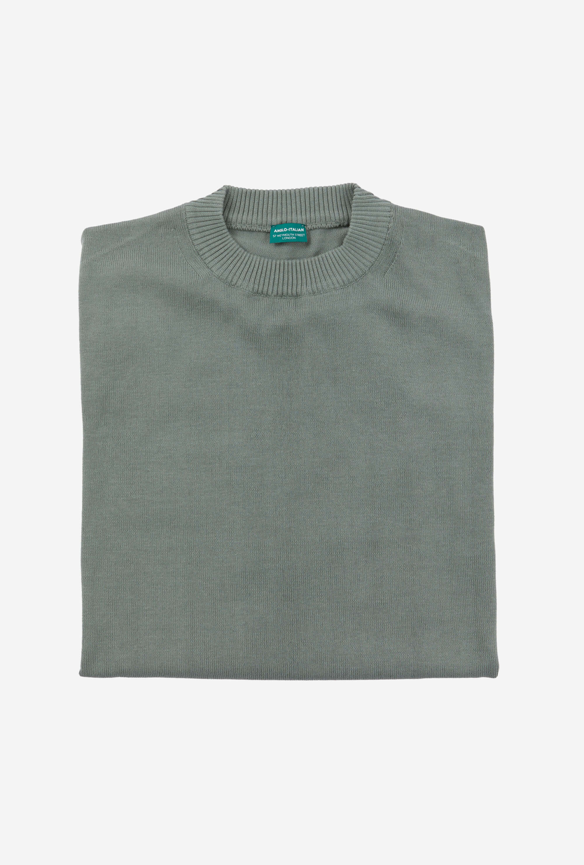 Crewneck Ice Cotton Sage Green