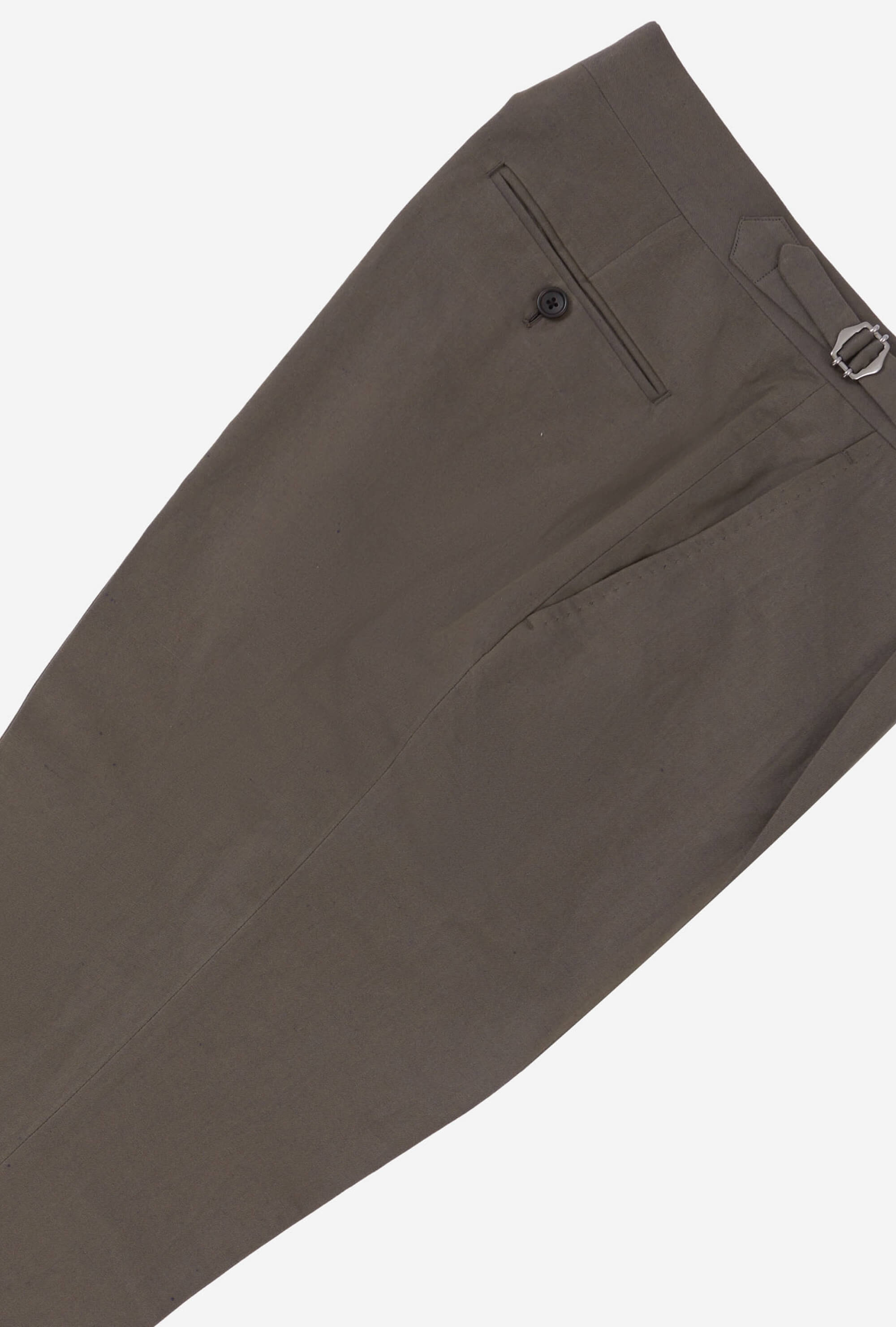 Tailored Trouser Cotton-Silk Brown