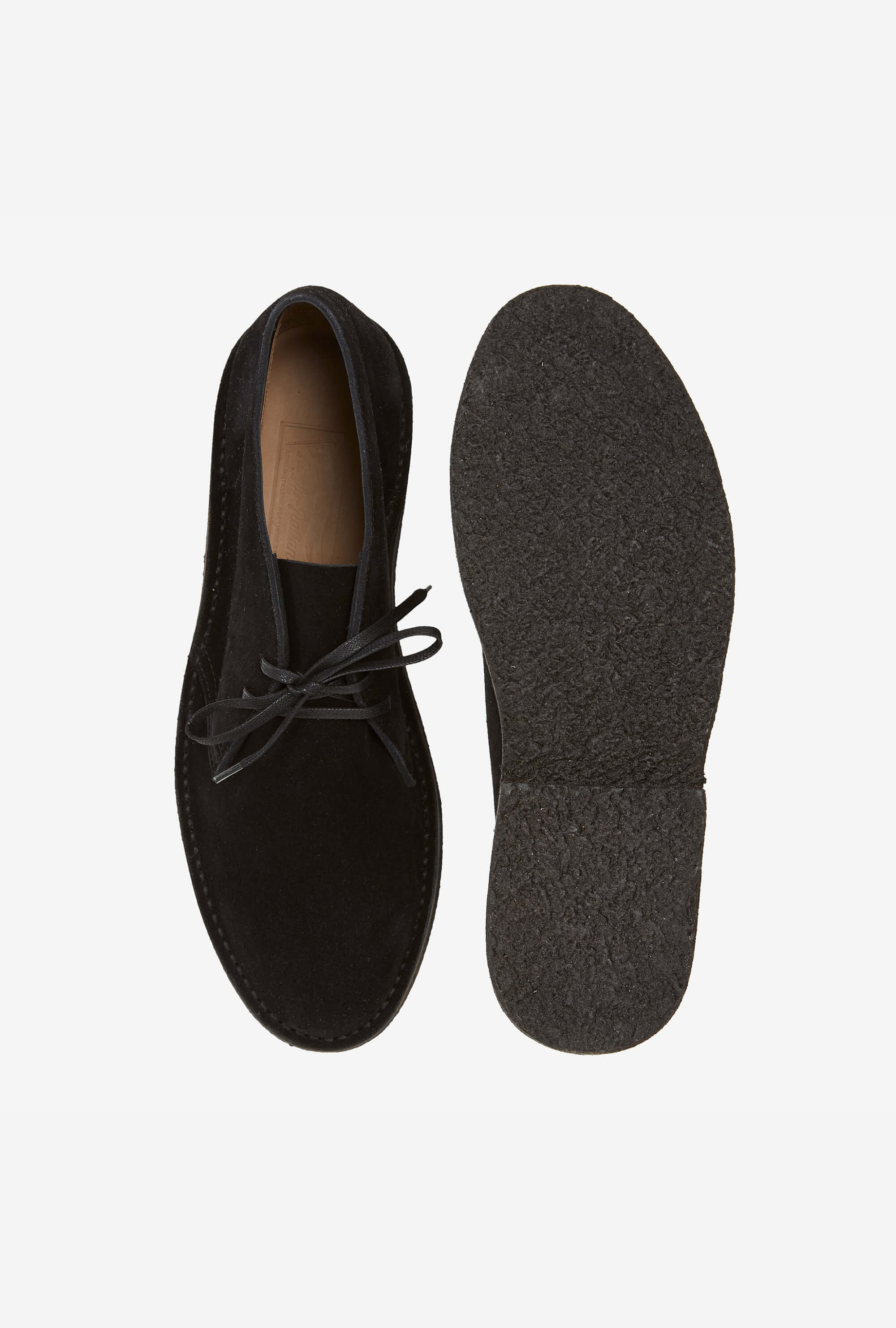 Desert Boot Crepe Sole Black Suede