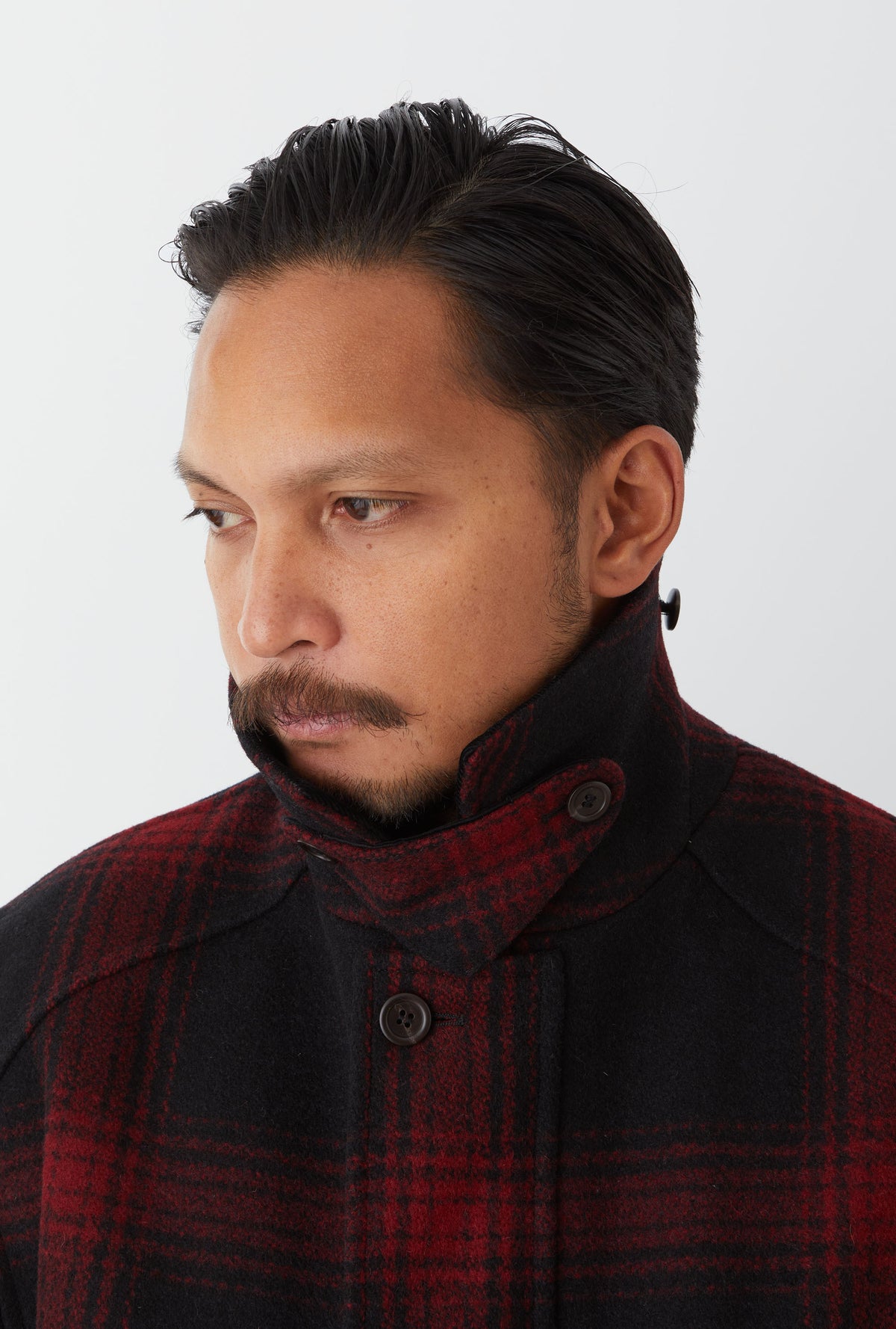 Creek Jacket Wool Red Black Buffalo Check