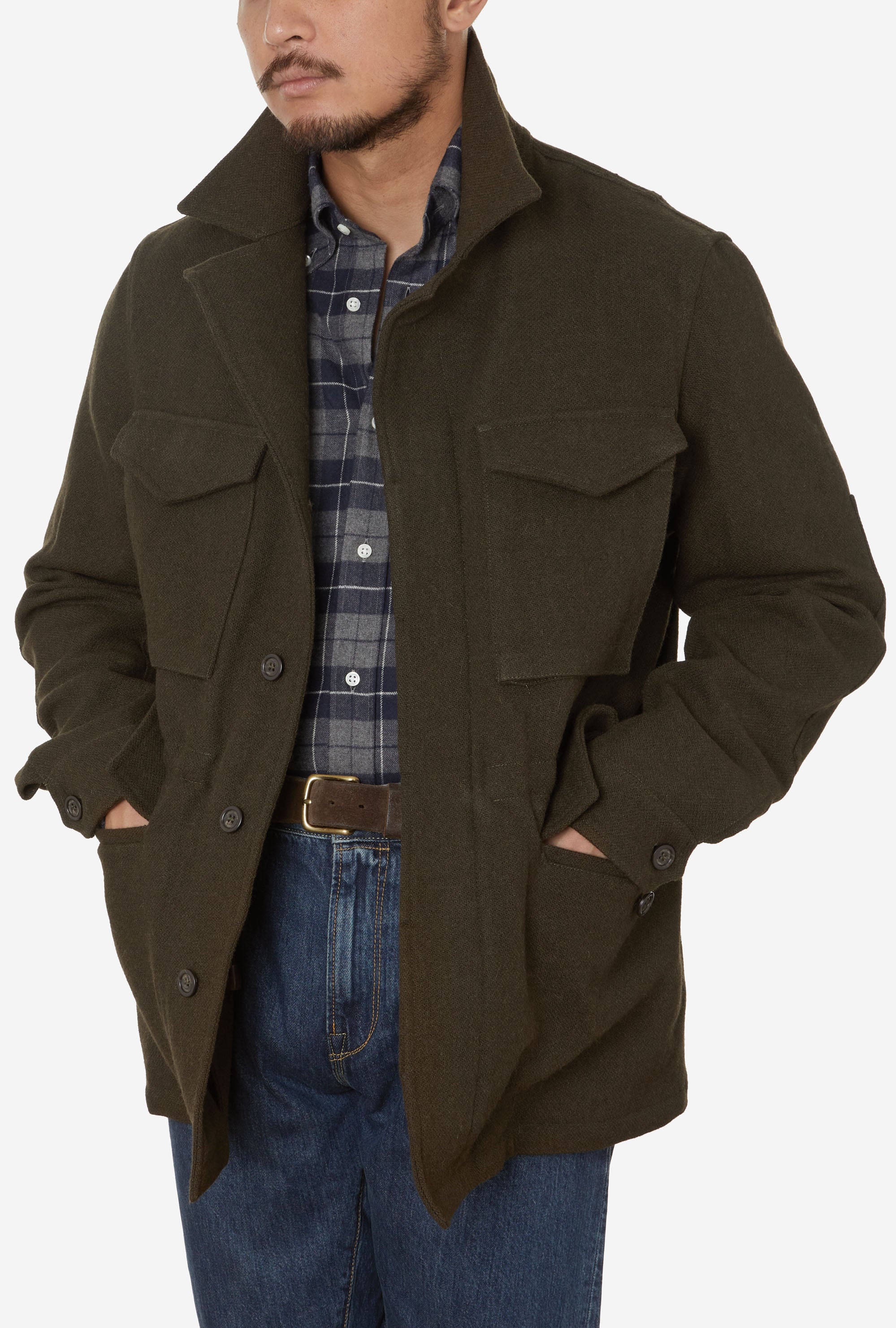 Field Jacket Tweed Olive