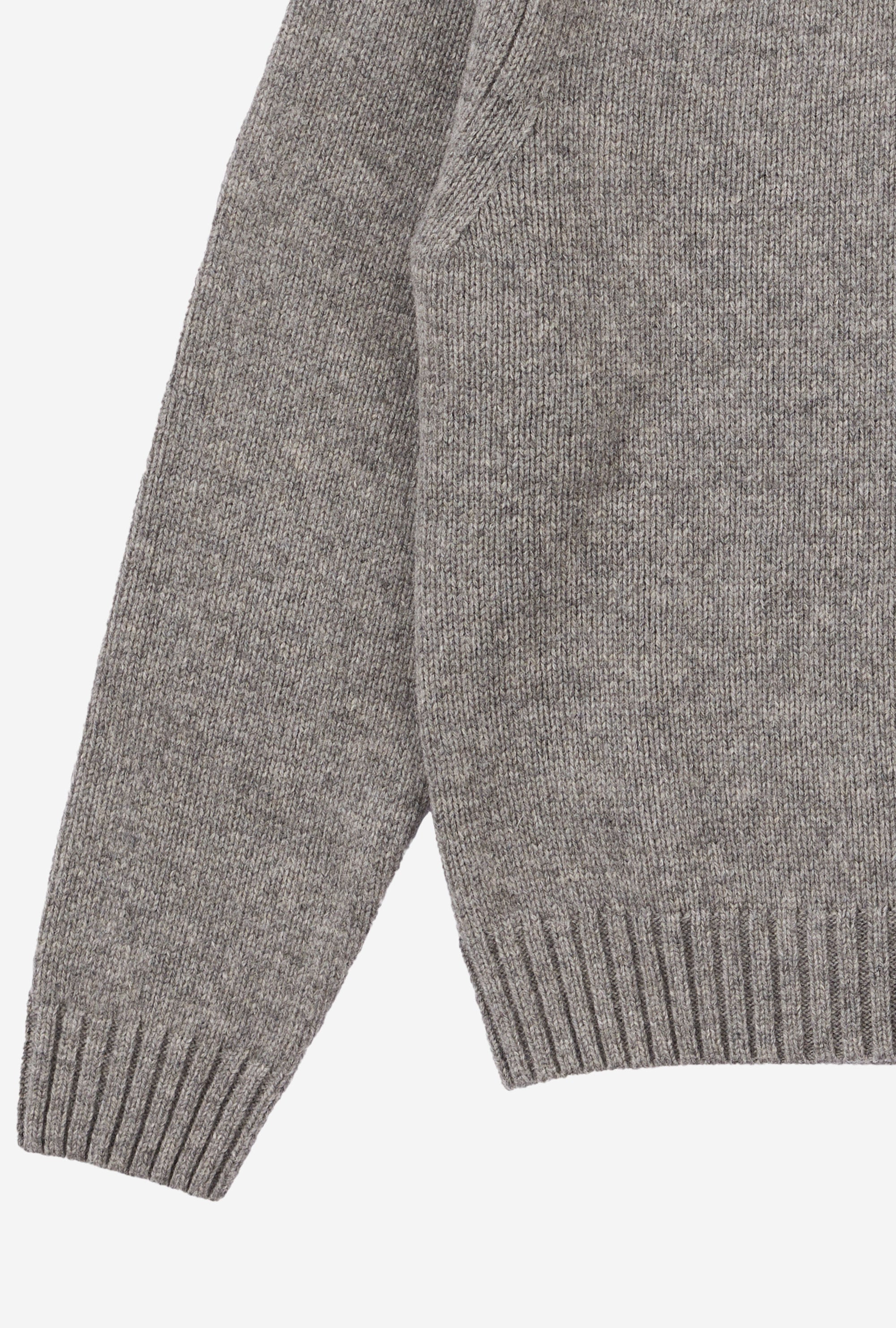 Nautical Roll Neck Lambswool Taupe
