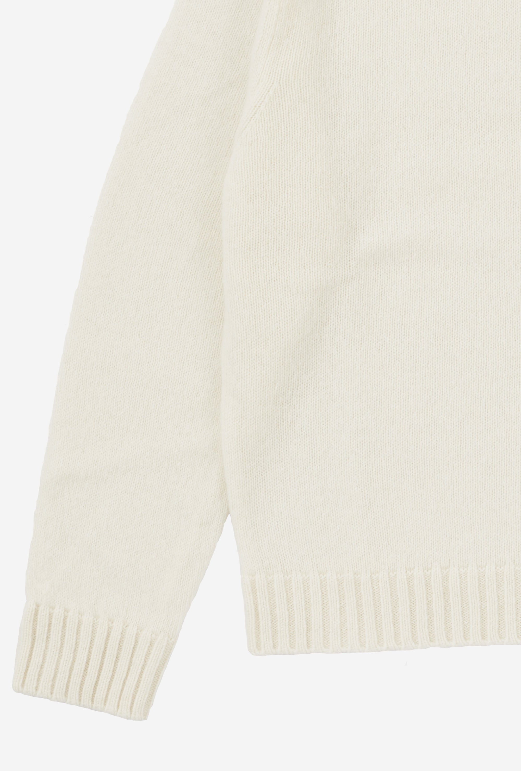 Crewneck Lambswool Off White