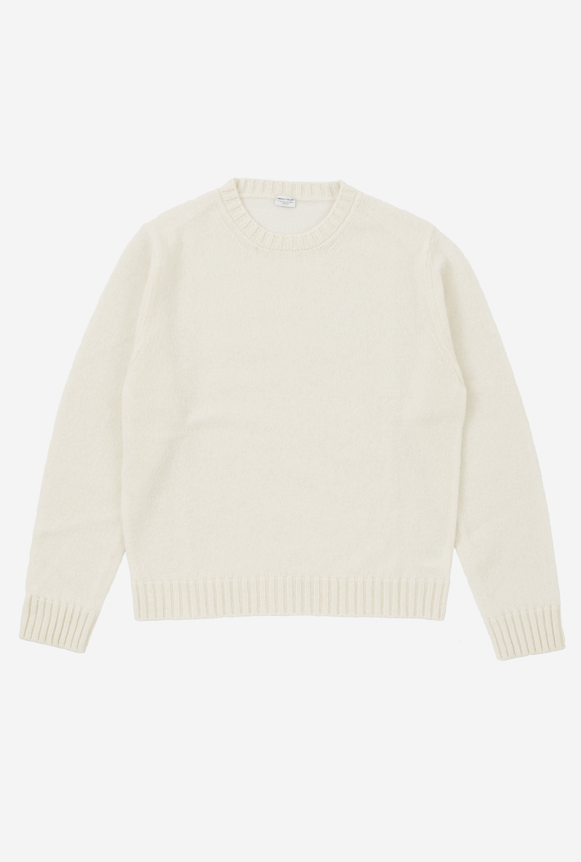 Crewneck Lambswool Off White