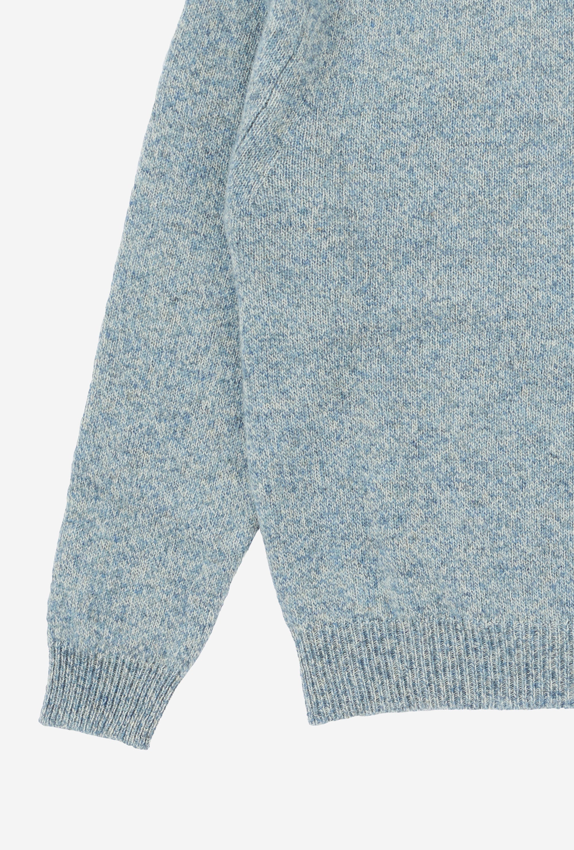 Crewneck Lambswool Ice Blue Melange