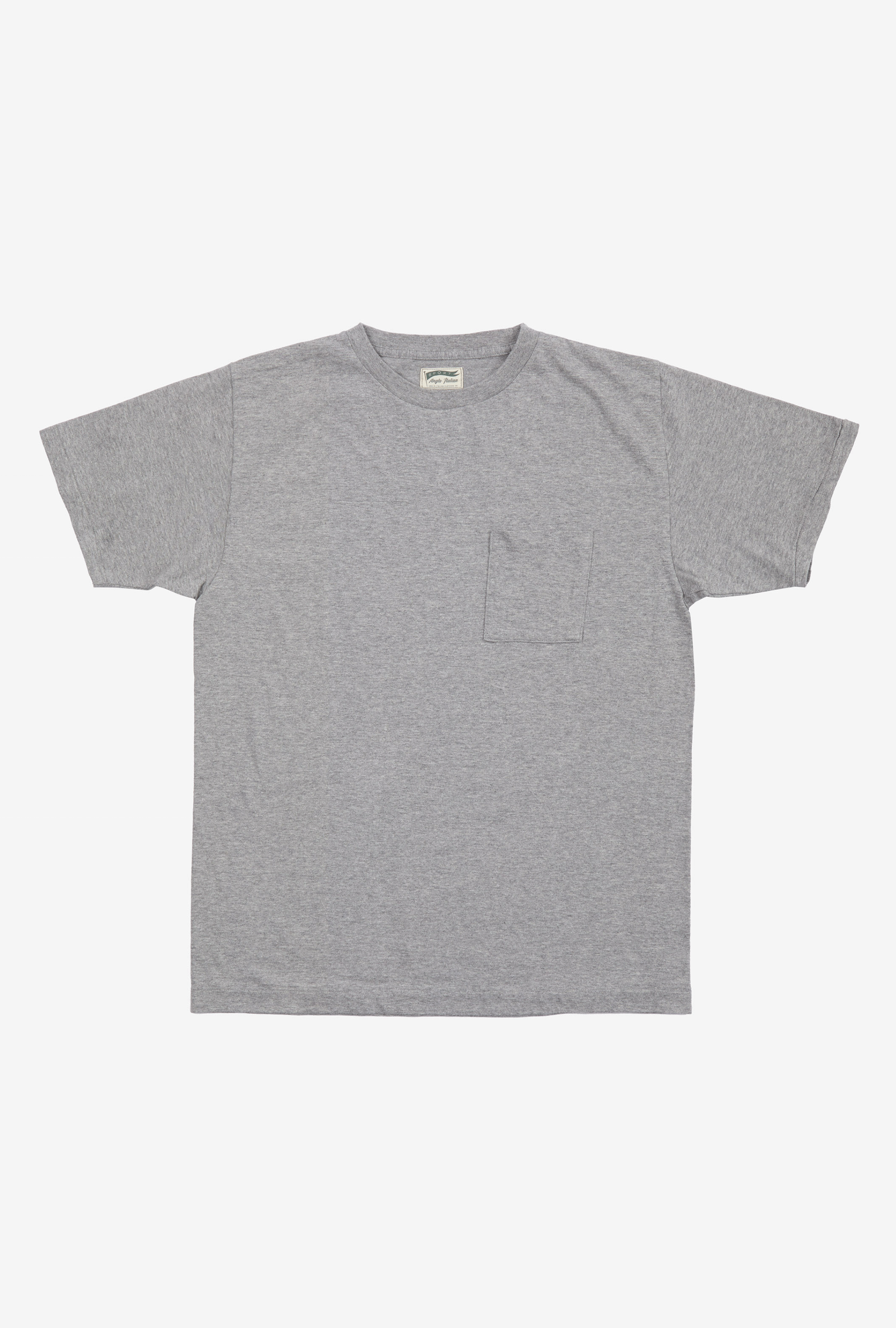 Cotton Pocket T-Shirt Grey