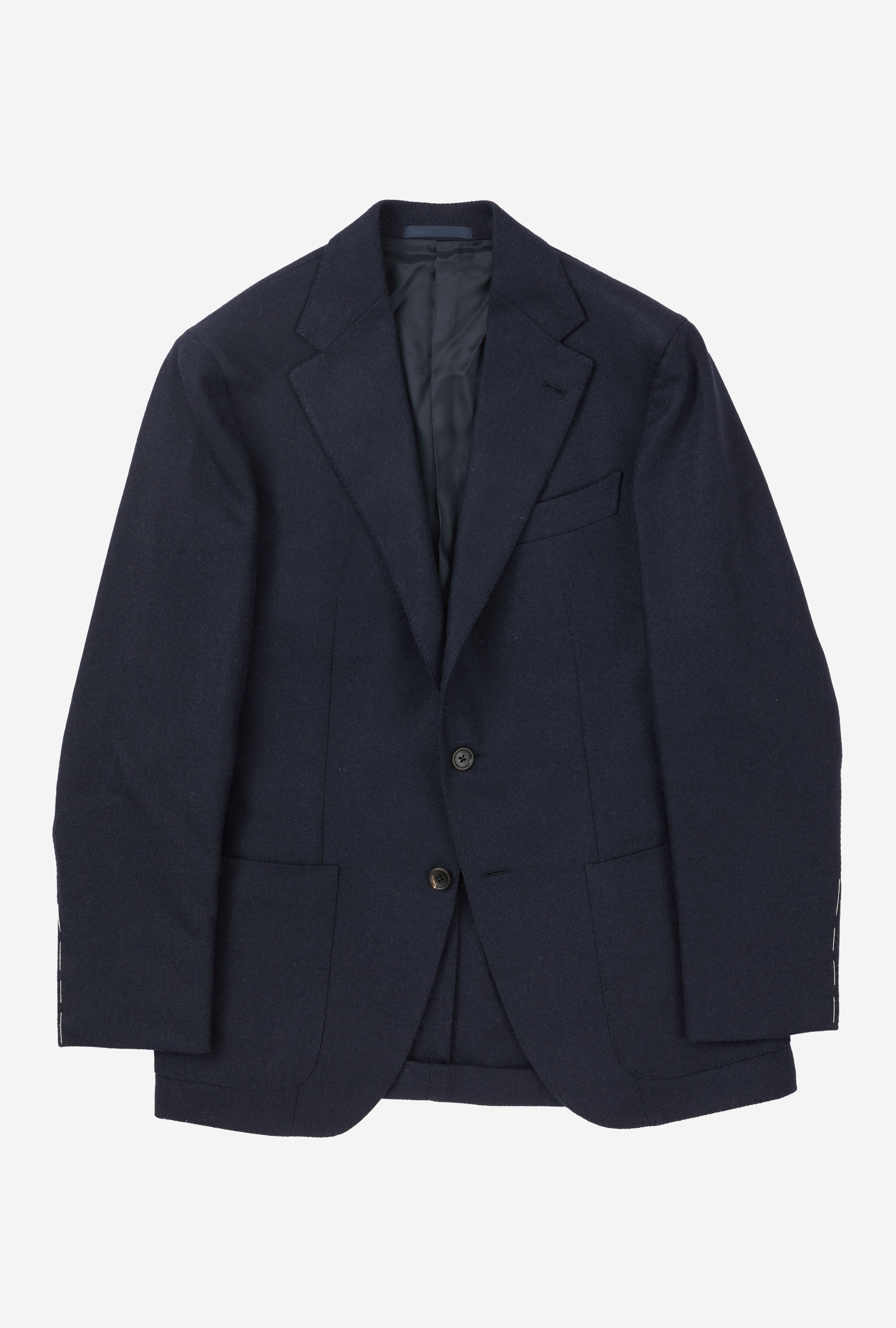 Sport Jacket Wool Shetland Navy