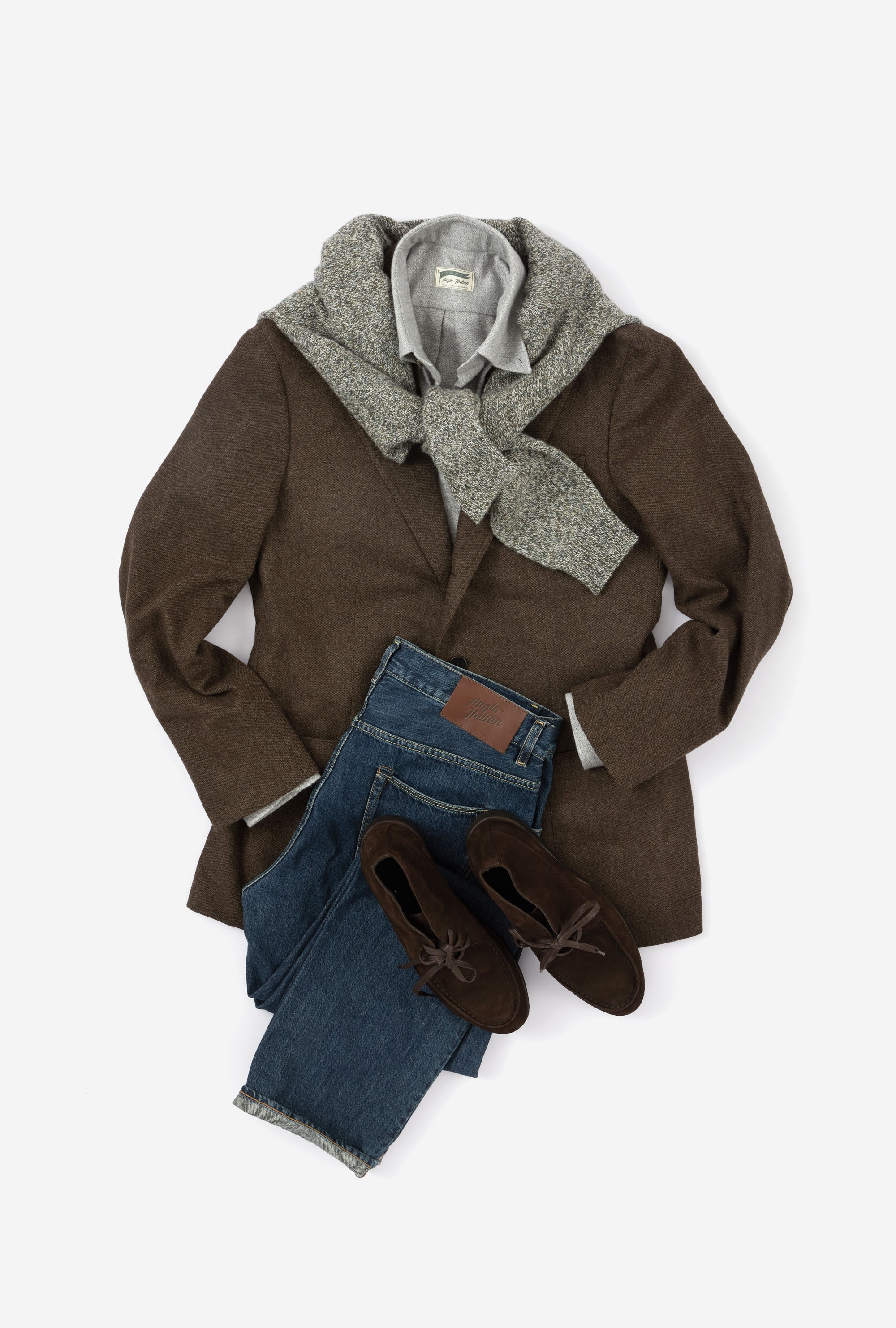 Sport Jacket Wool Brown Barleycorn