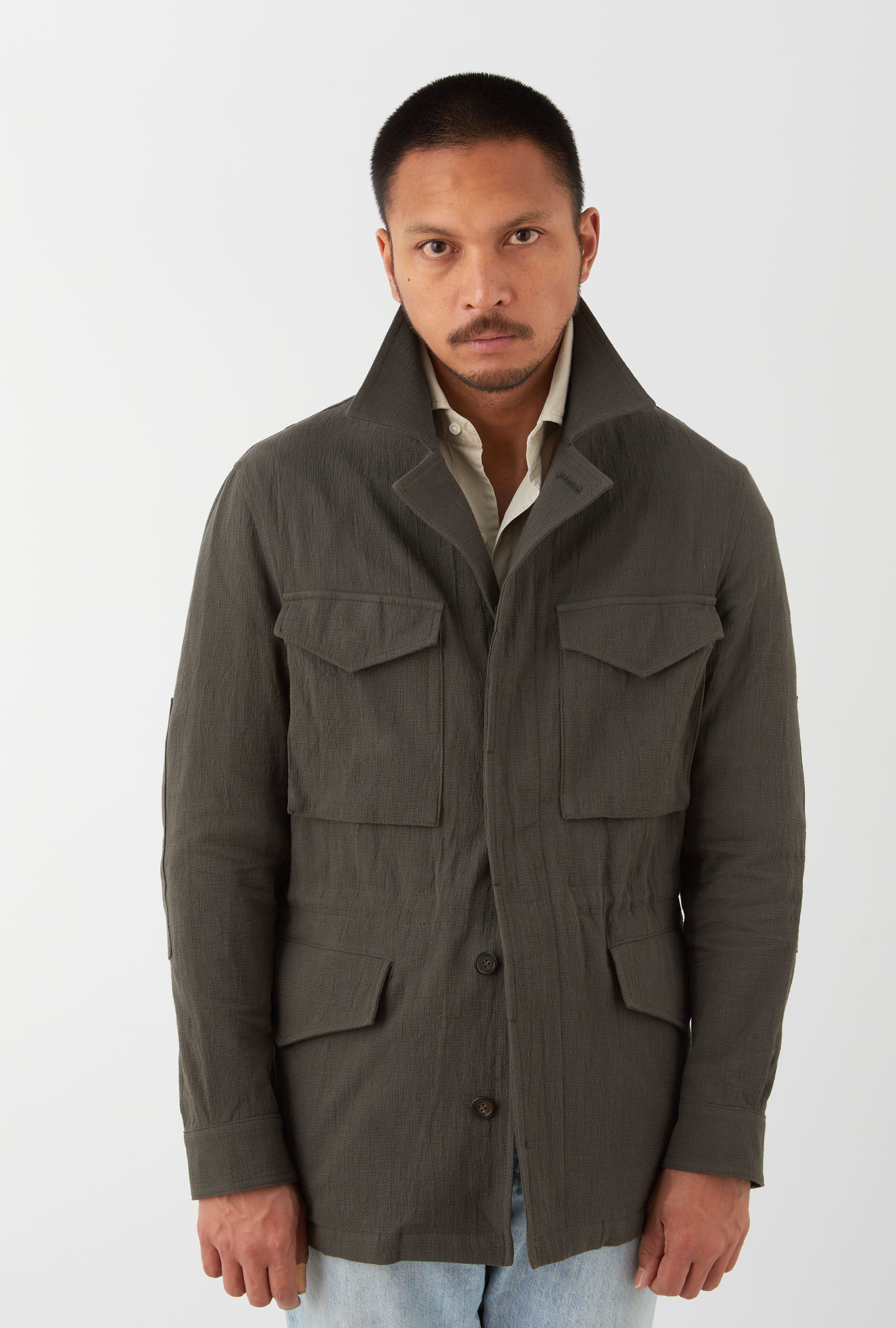 Field Jacket Mesh Cotton Olive
