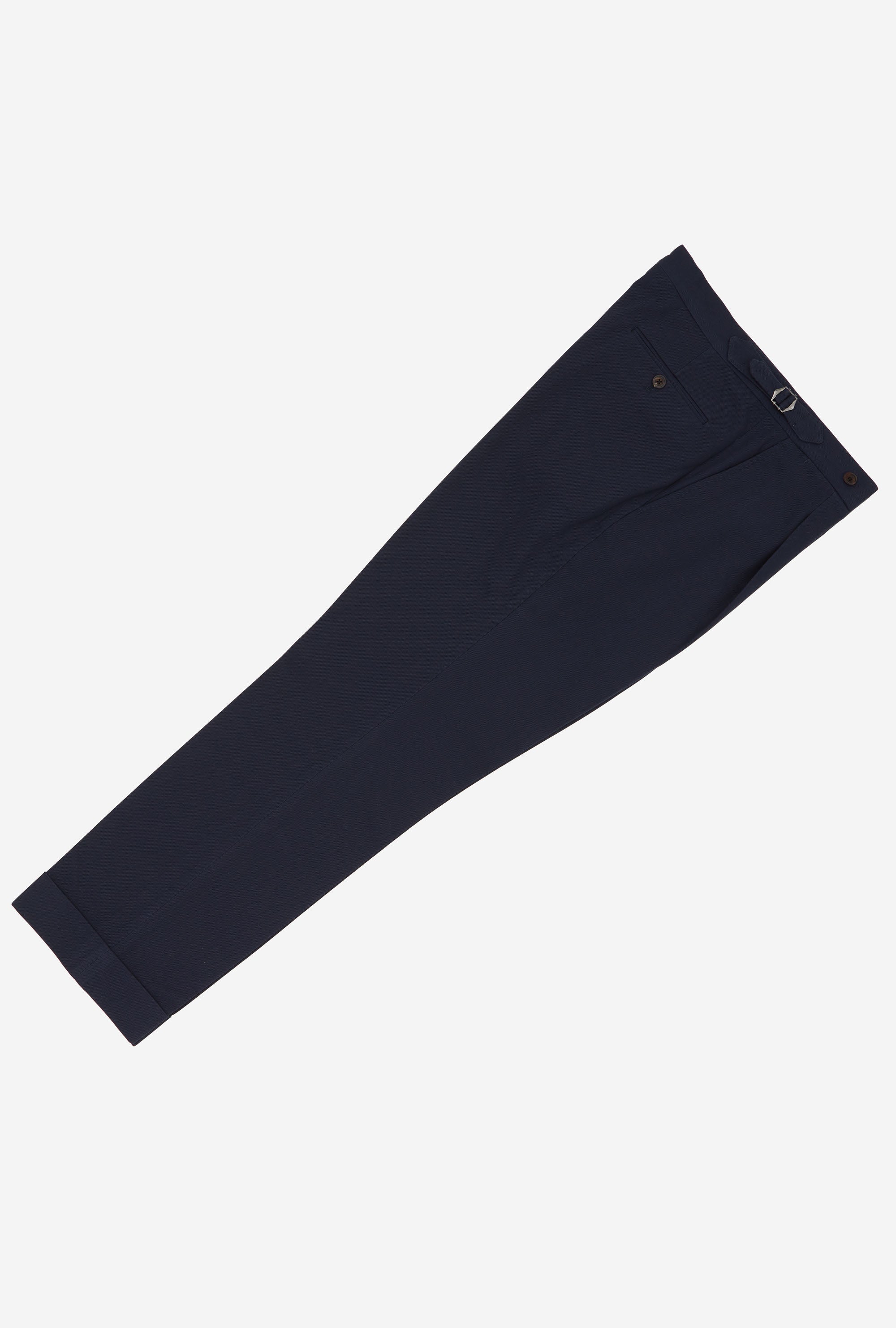Pleated Chino Navy