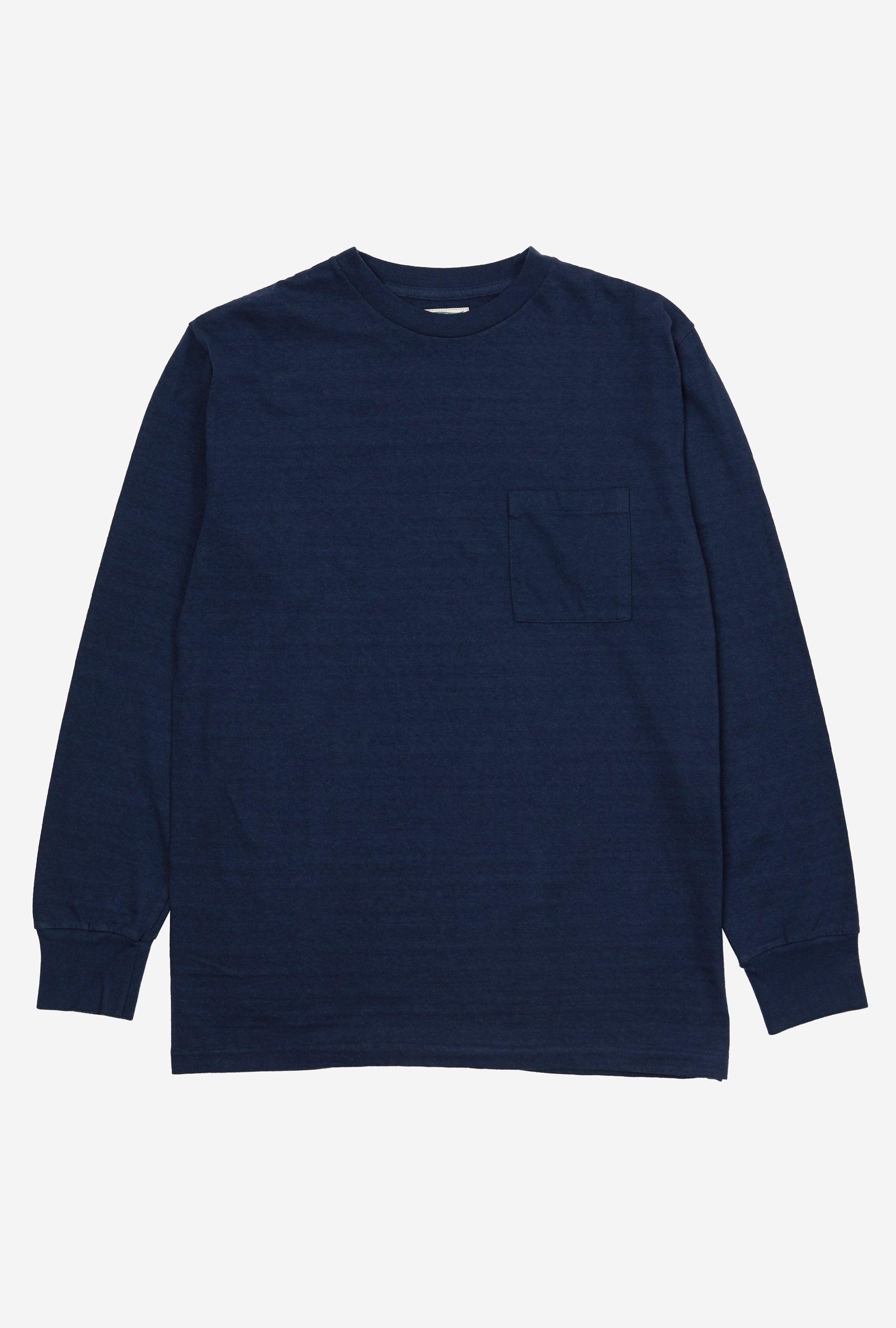 Cotton Long Sleeve T-Shirt Navy