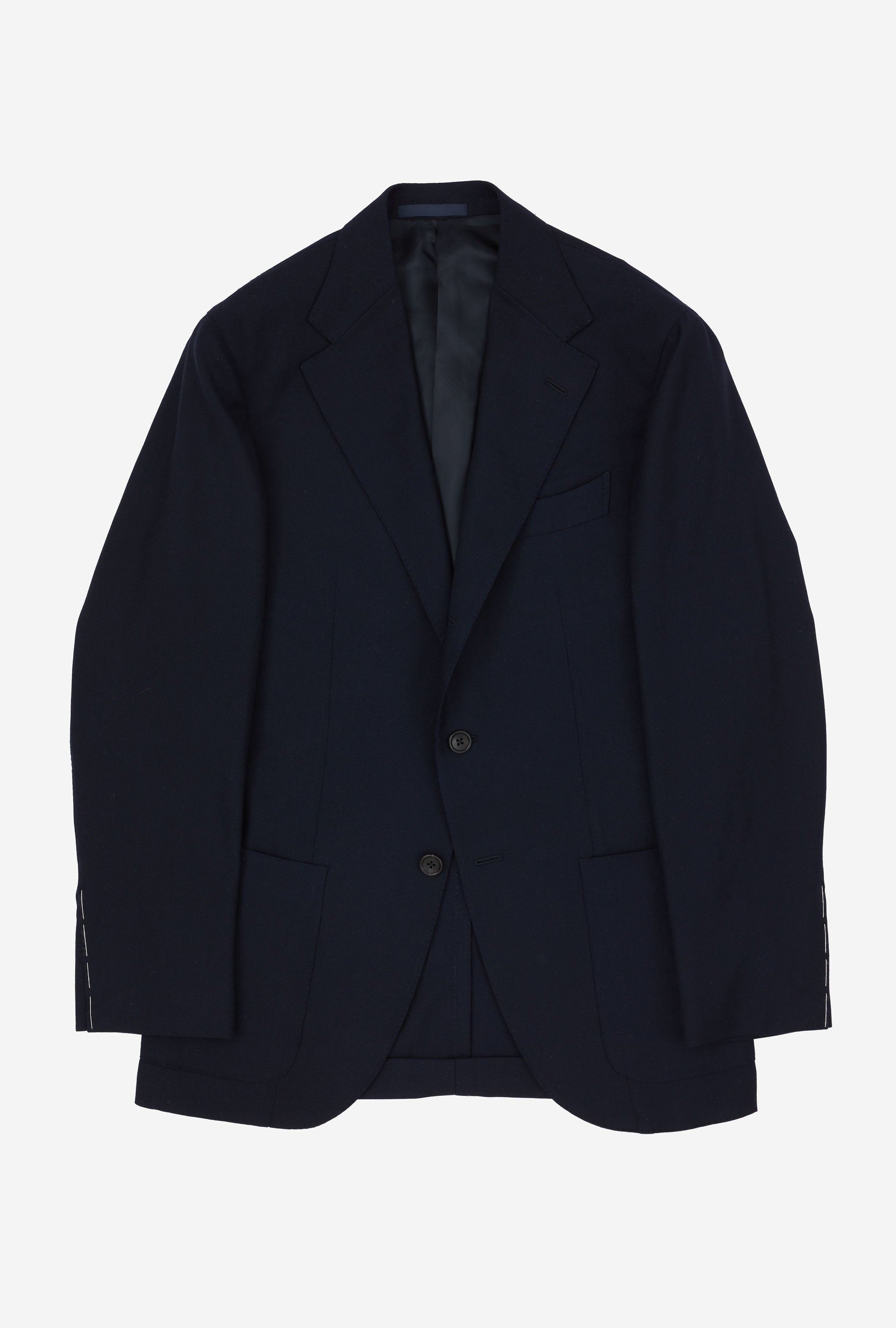 Sport Jacket Wool House Hopsack Navy