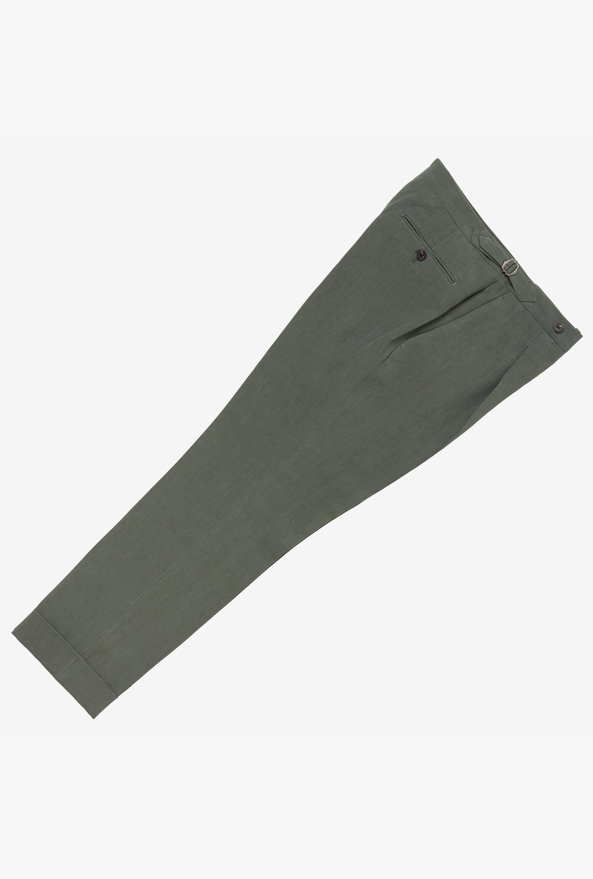 Tailored Trouser Twisted Linen Green