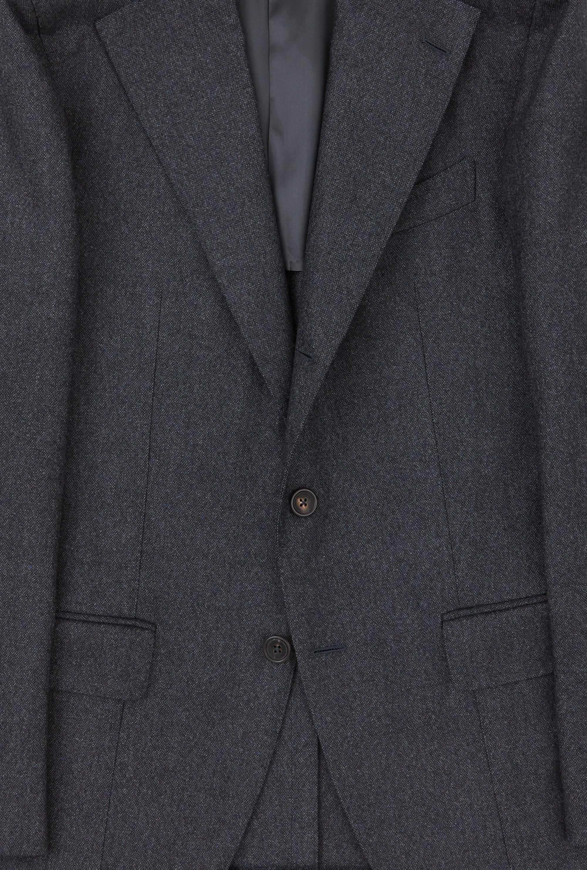 Suit Single Breasted Charcoal Blue Donegal