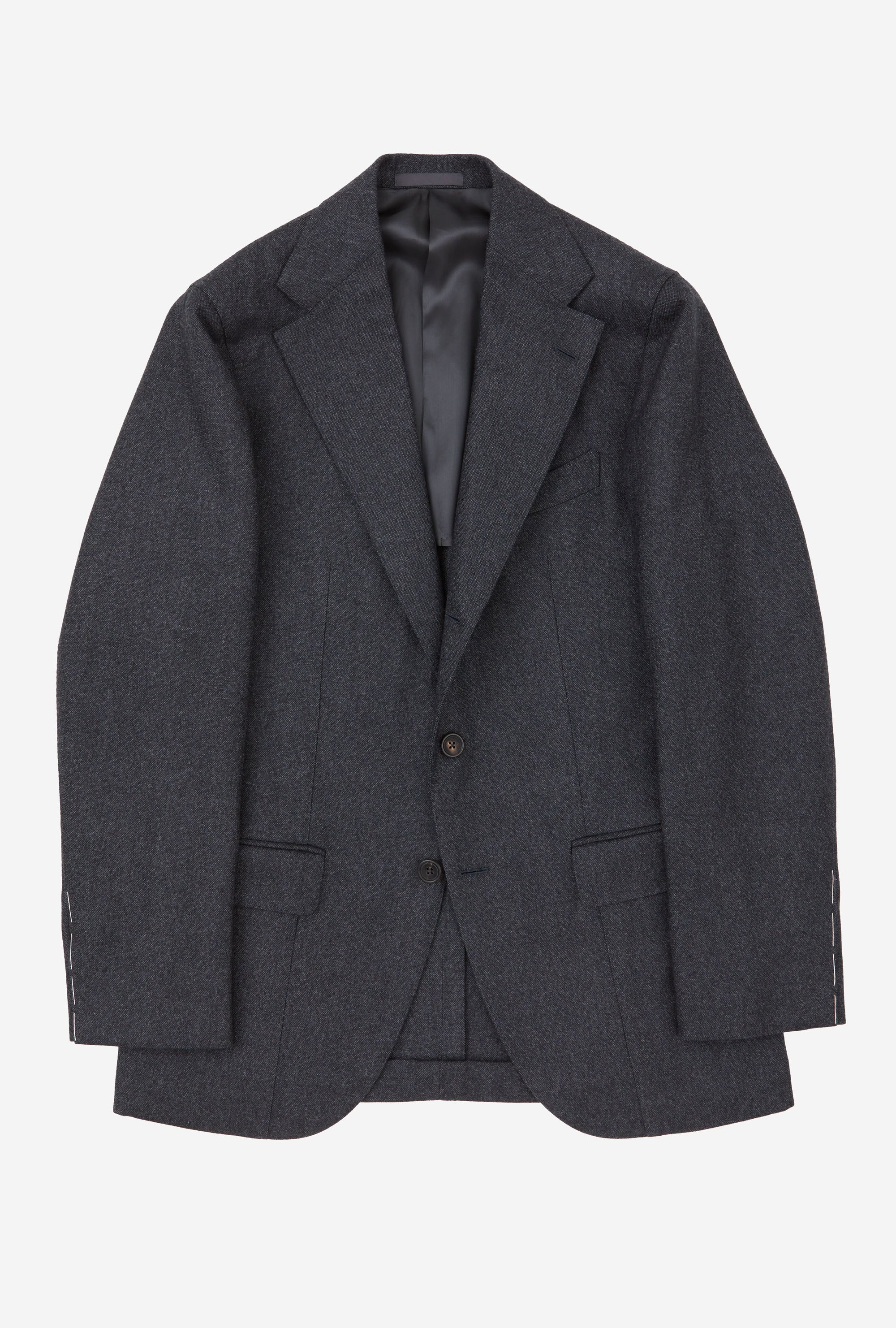 Suit Single Breasted Charcoal Blue Donegal