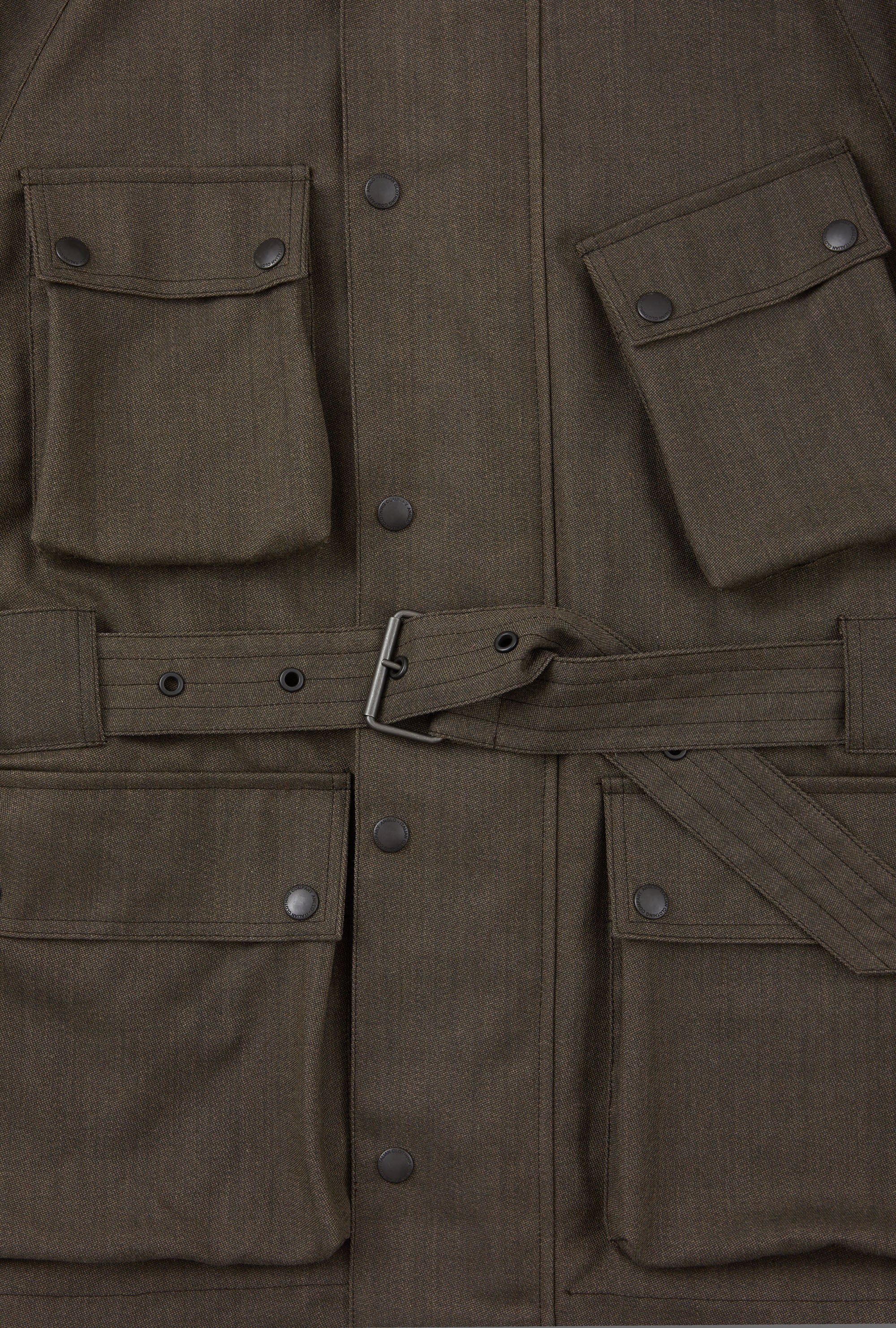 Moto Jacket Oiled Cavalry Twill Taupe