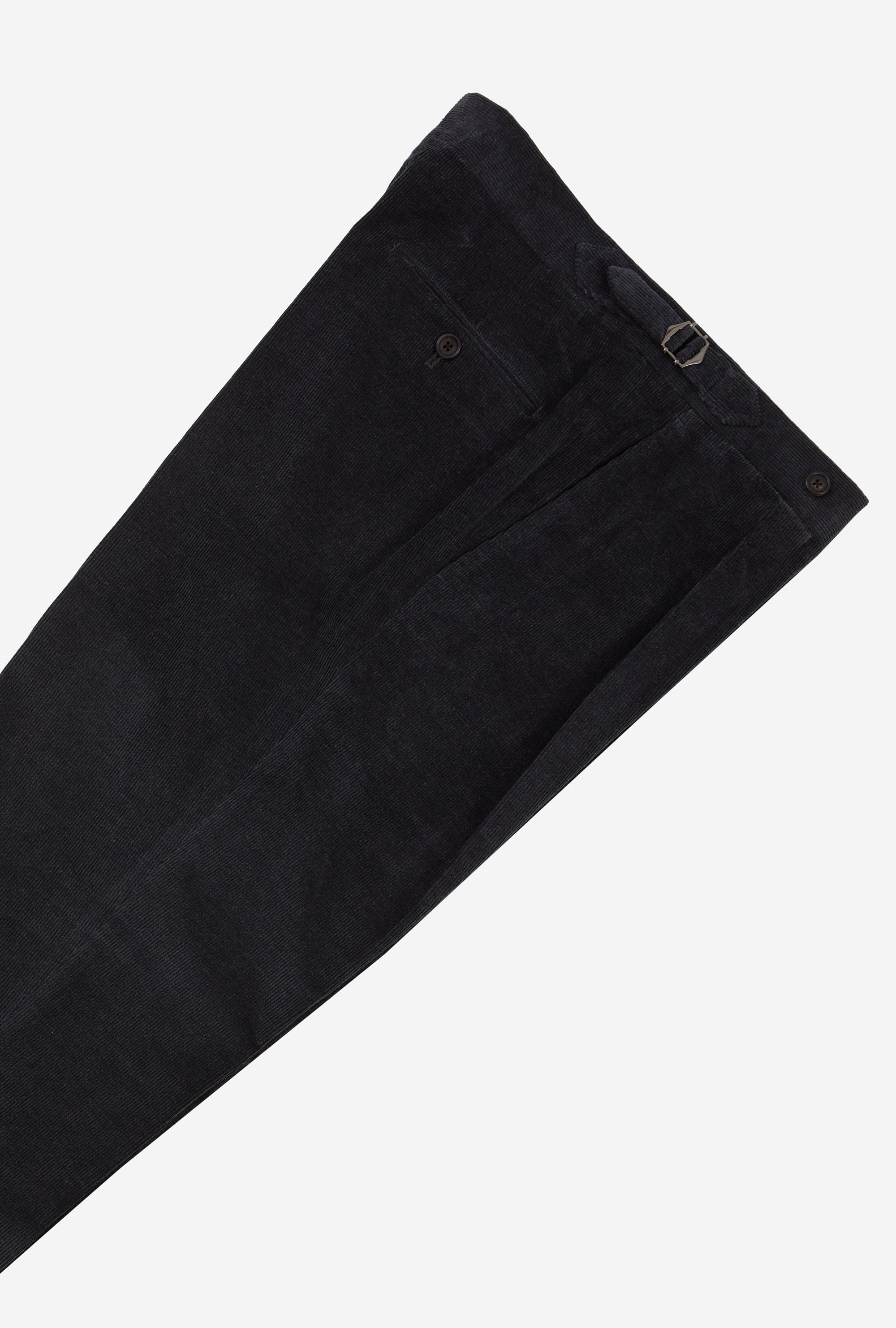 Suit Single Breasted Charcoal Corduroy
