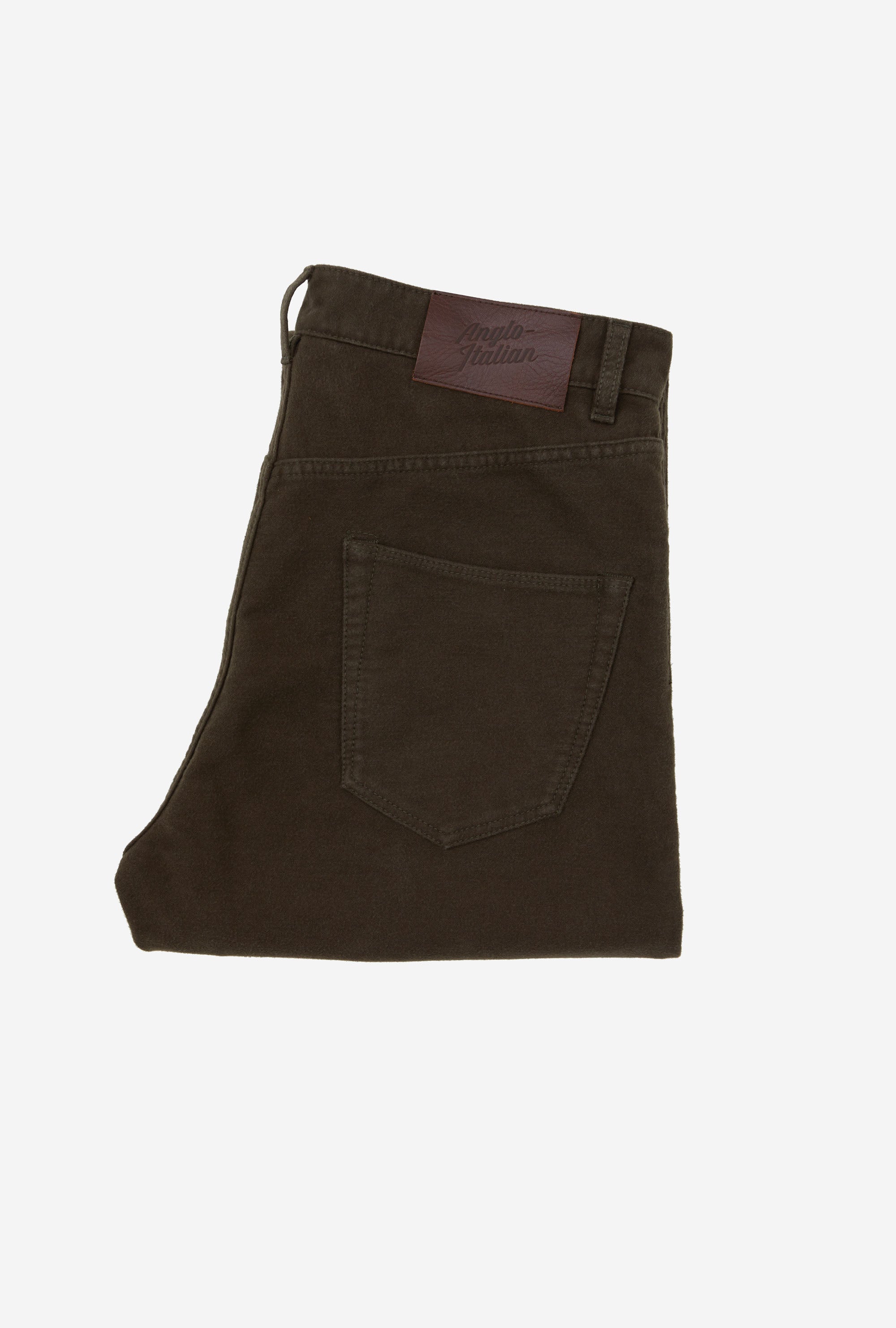 5-Pocket Moleskin Olive