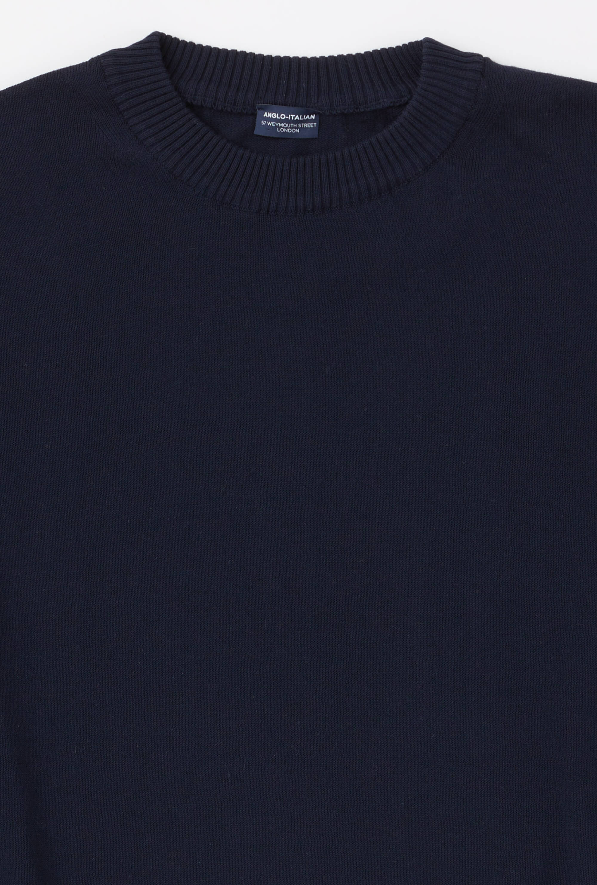 Crewneck Ice Cotton Navy