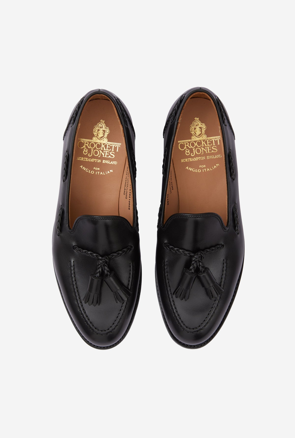 Crockett & Jones Studridge Loafer Black Calf City Sole display picture 1