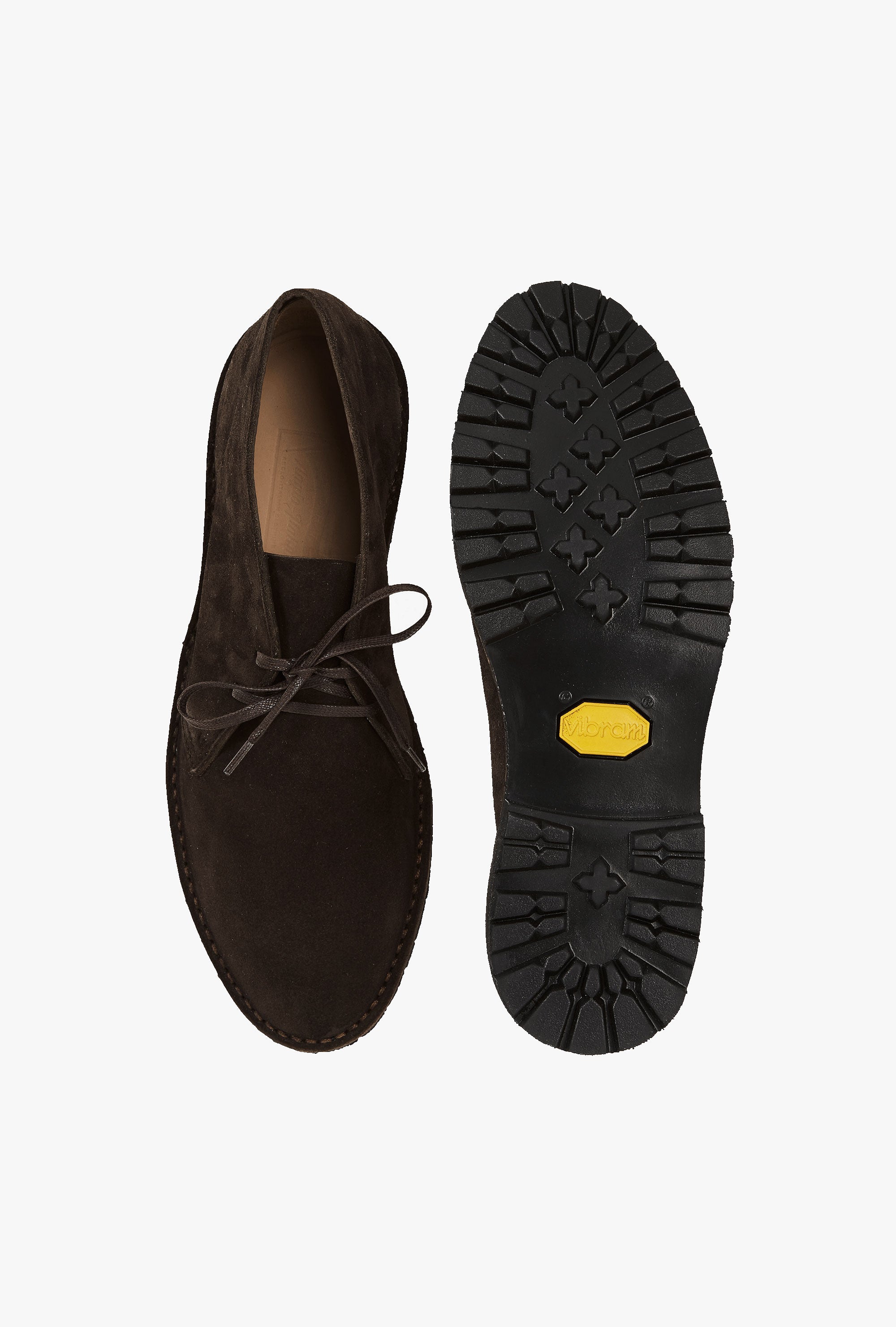 Desert Boot Vibram Sole Brown Suede