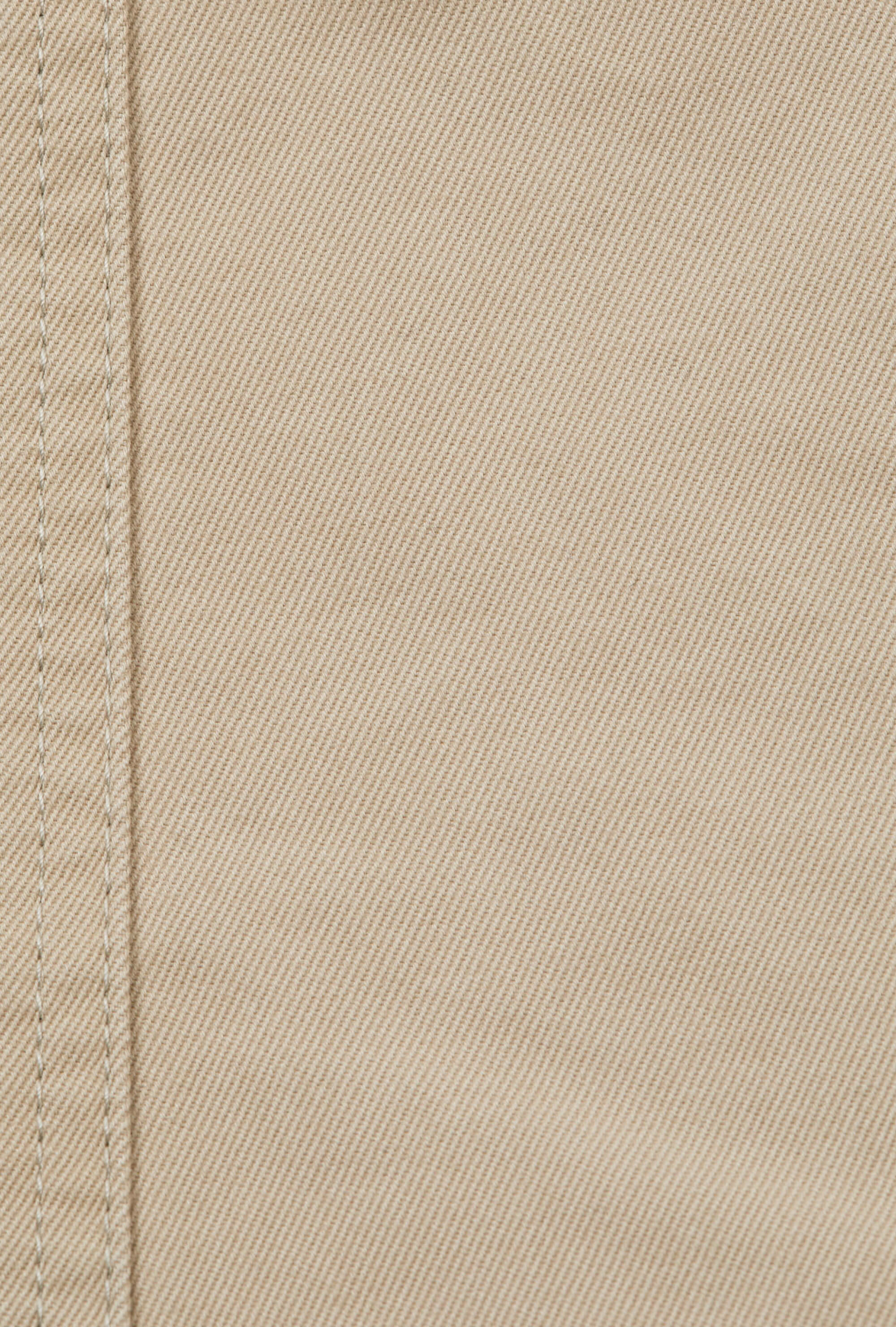 Garment Washed Flat Front Cotton Trouser Stone