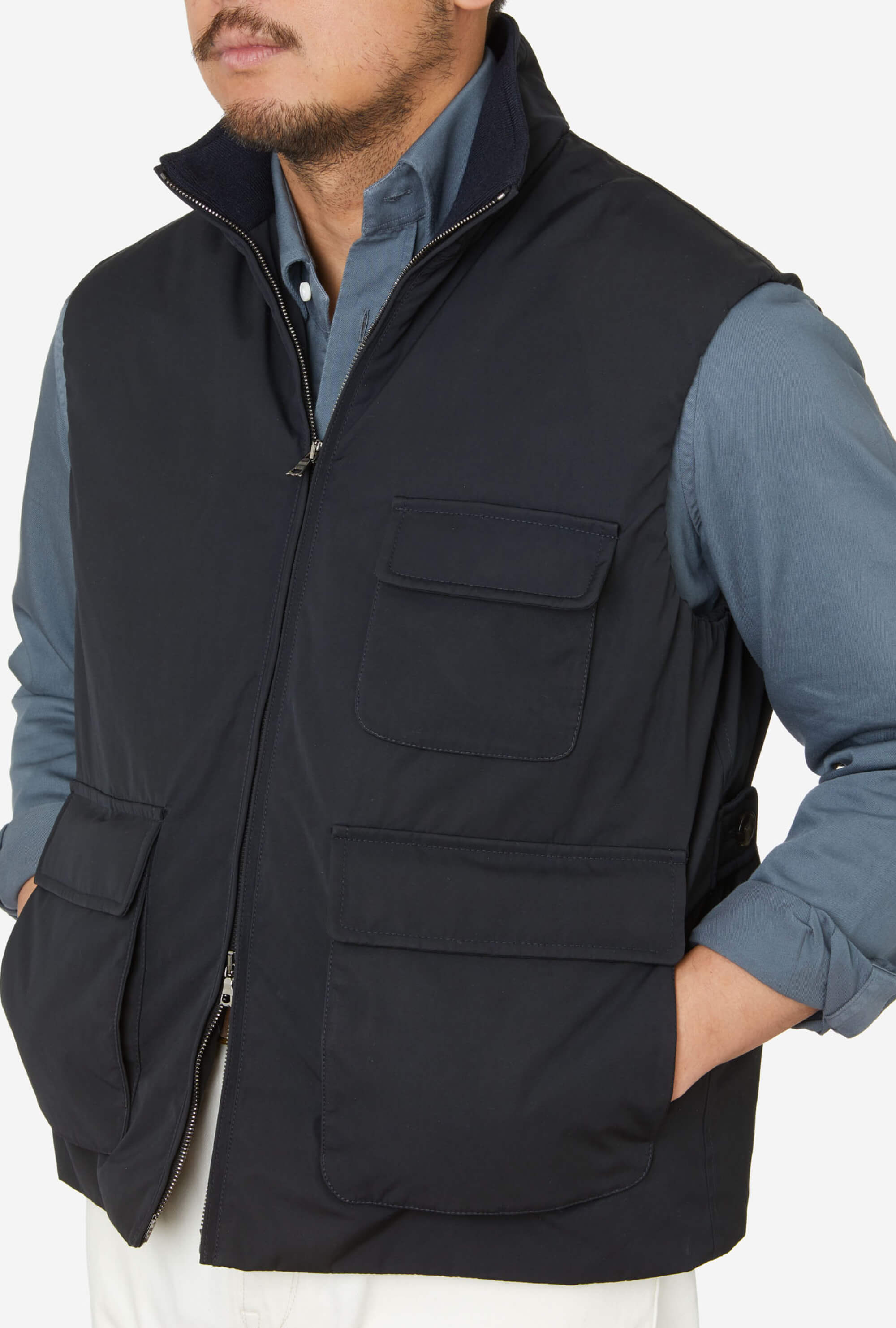 Padded Gilet Ink