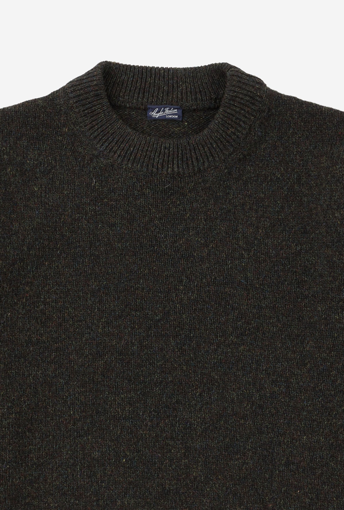 Crewneck Shetland Forest Melange