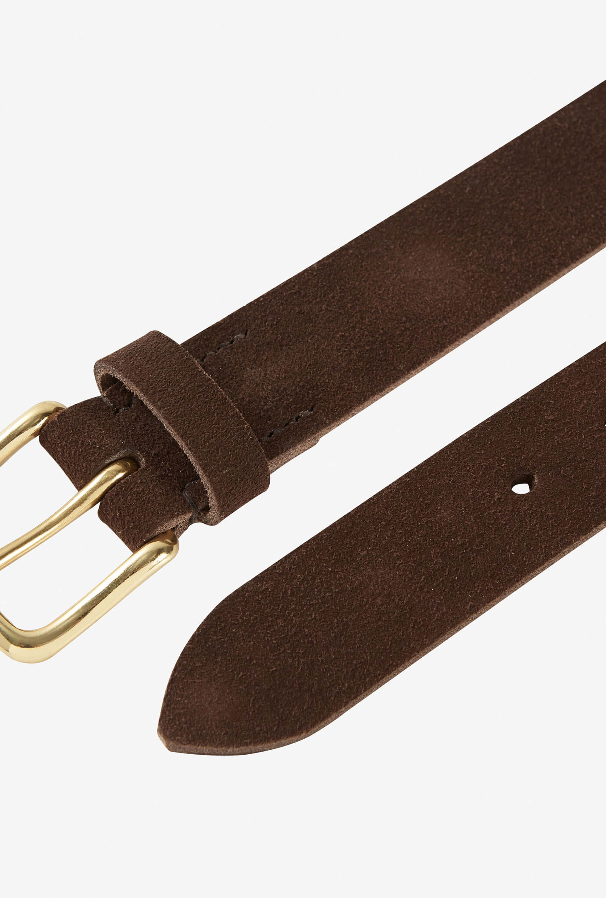 Brown Suede Belt