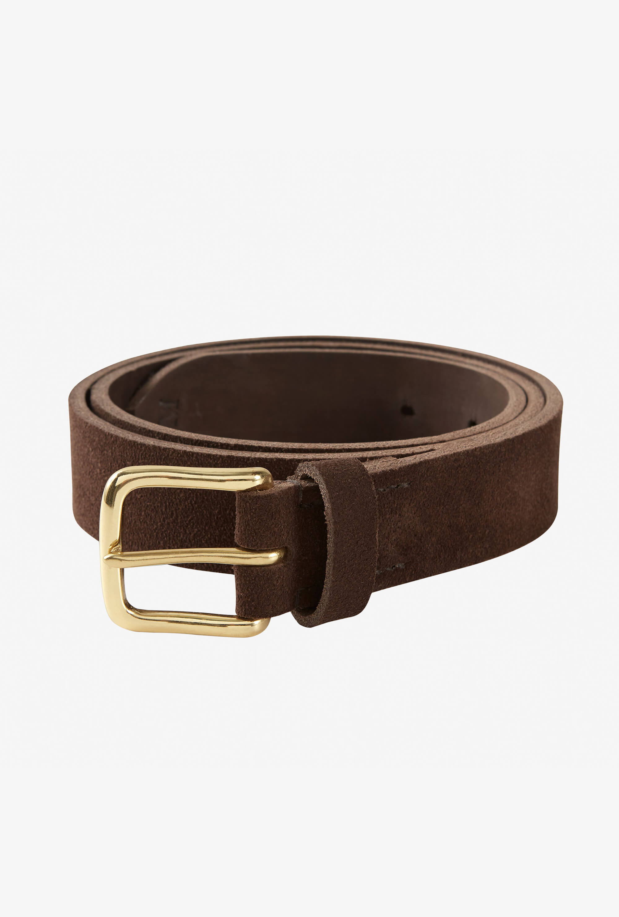 Brown Suede Belt