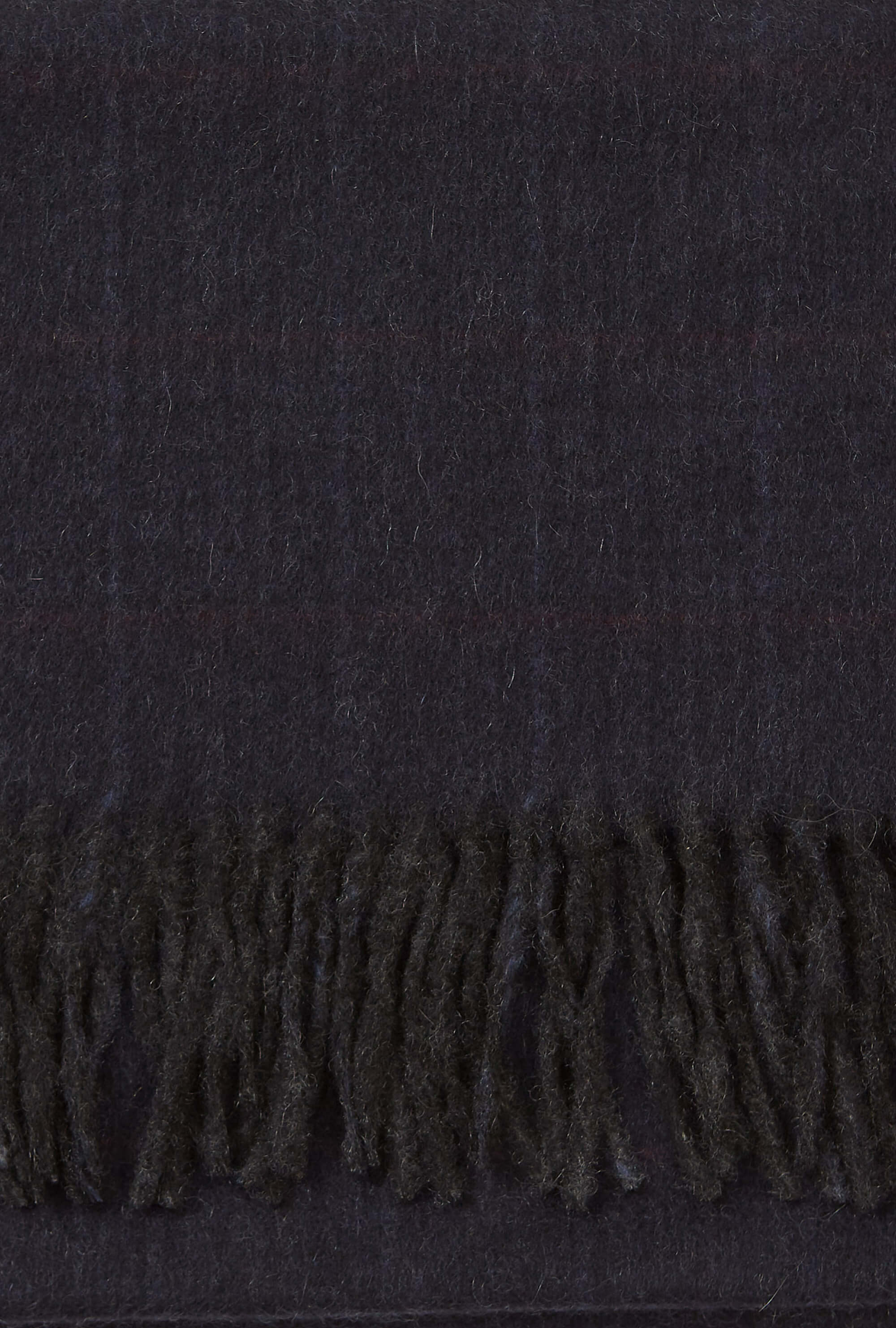 Cashmere Scarf Navy Glen Red Overcheck