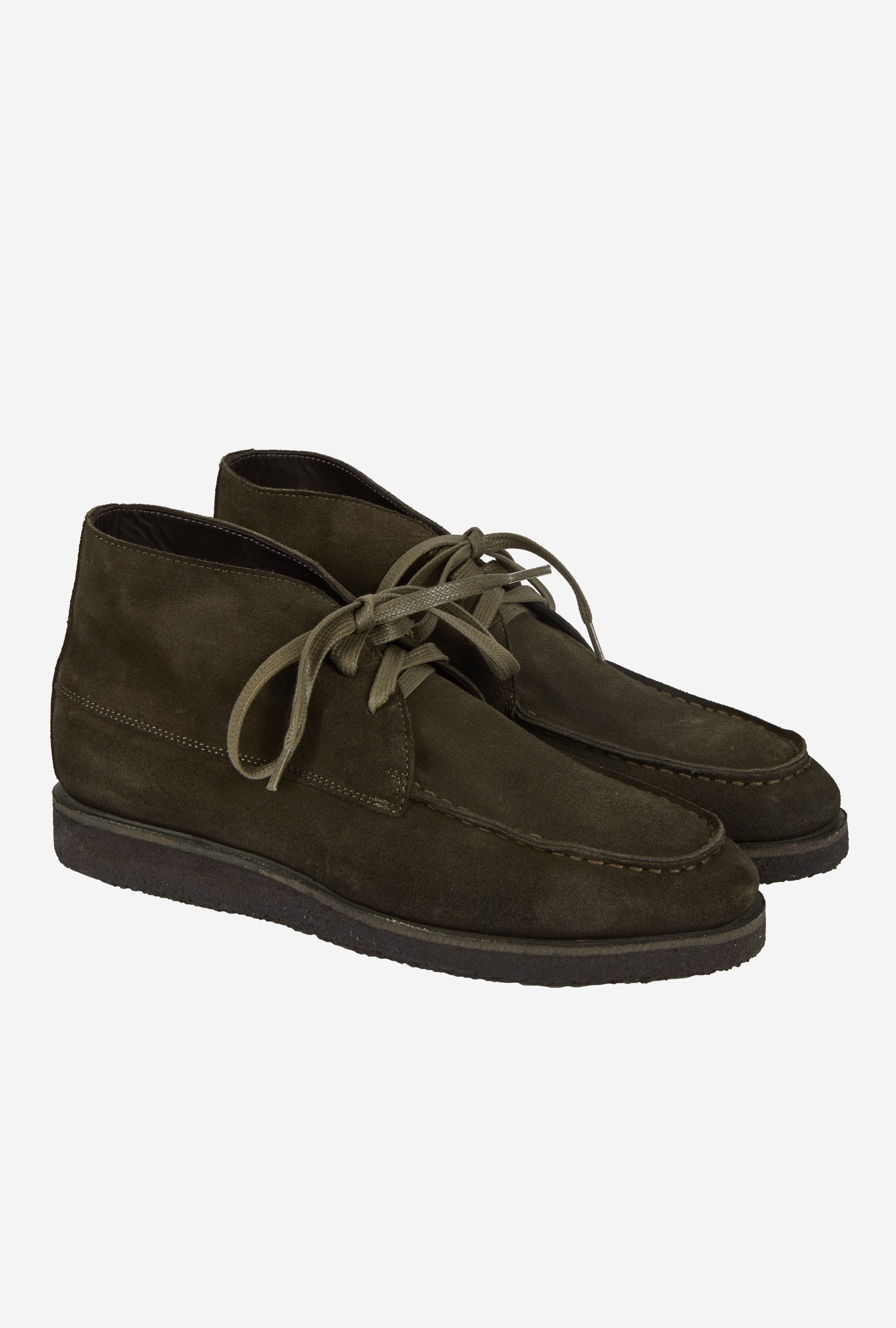 Alpine Boot Crepe Sole Forest Suede