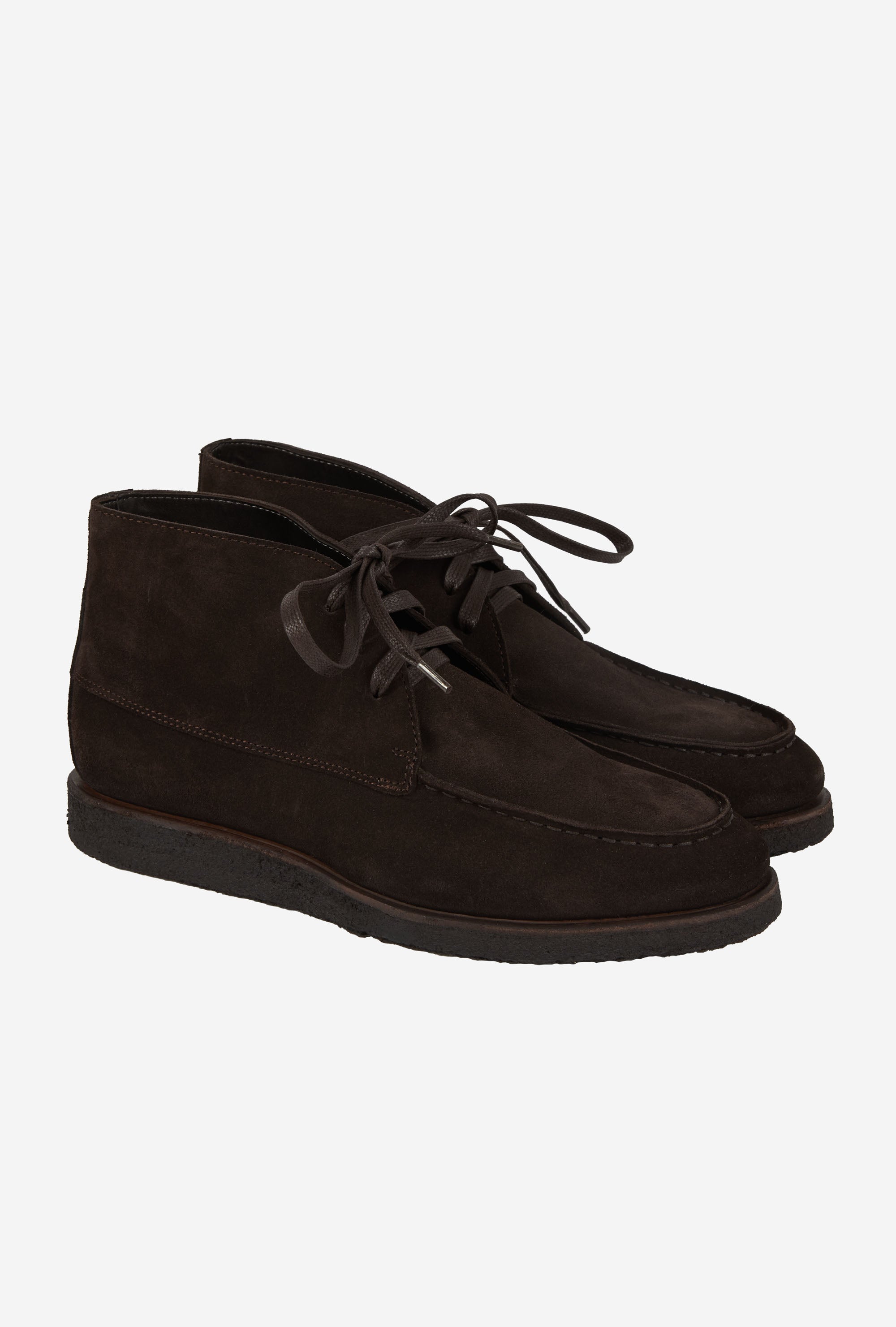 Alpine Boot Crepe Sole Dark Brown Suede