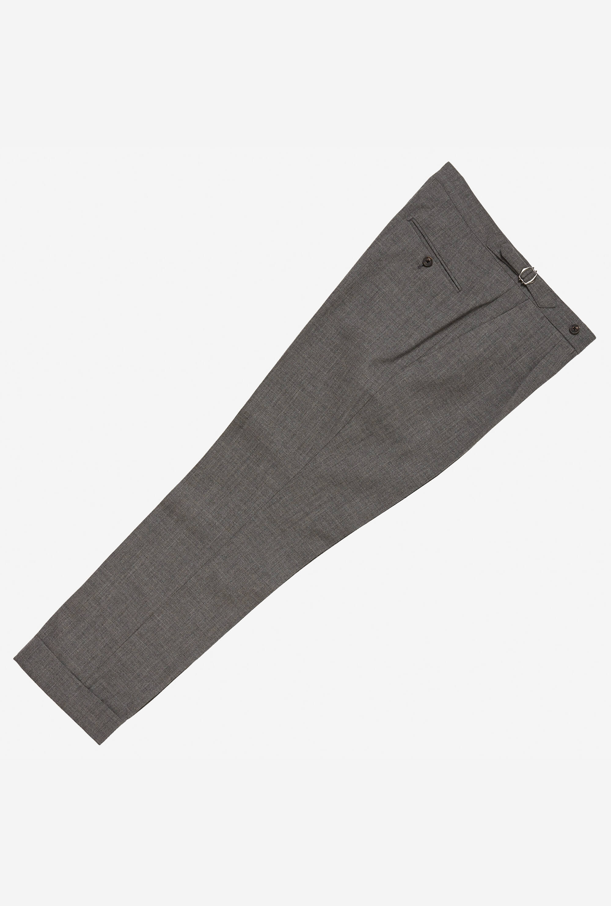 Tailored Trouser High-Twist Wool Mid Grey