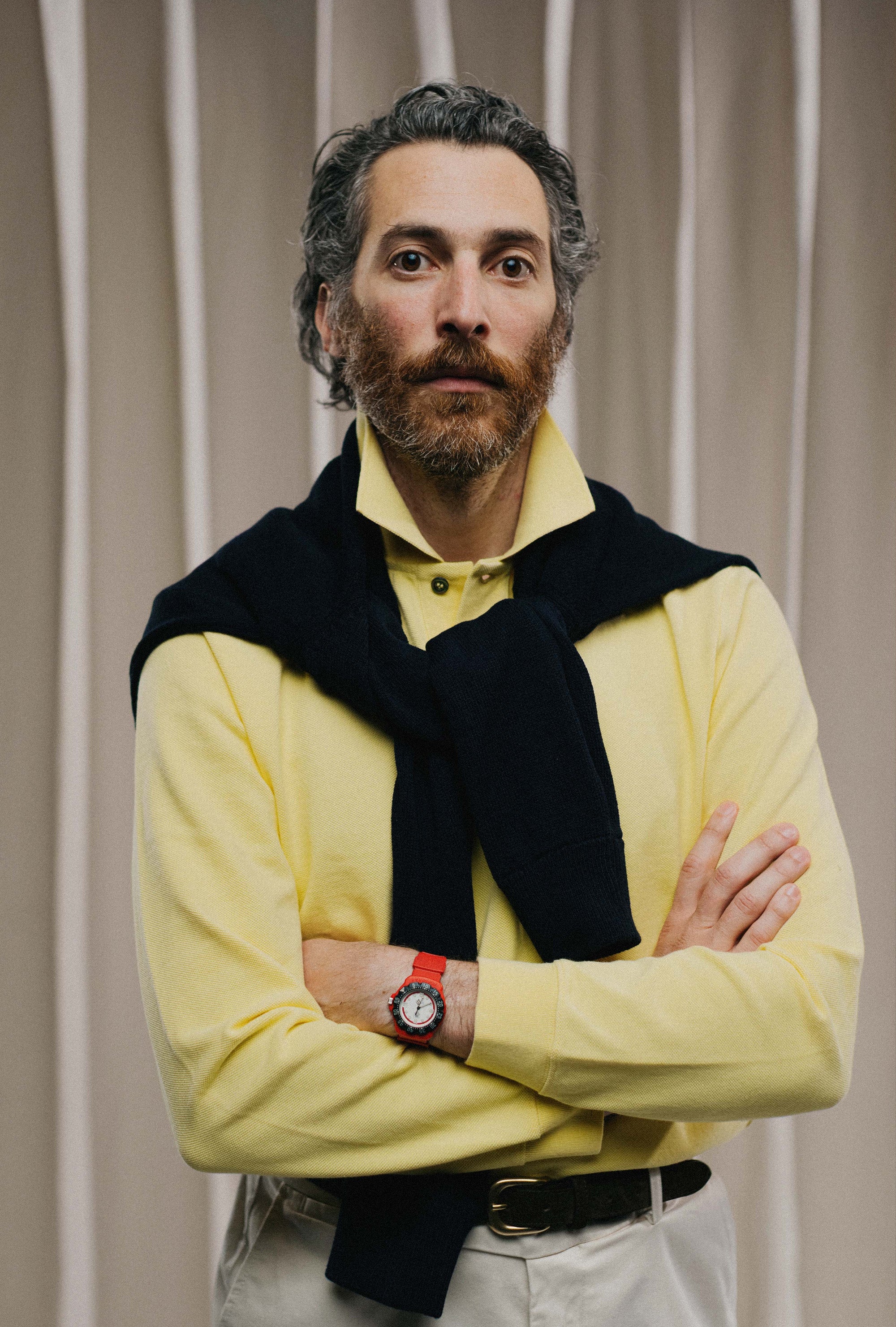 Polo Shirt Long Sleeve Lemon