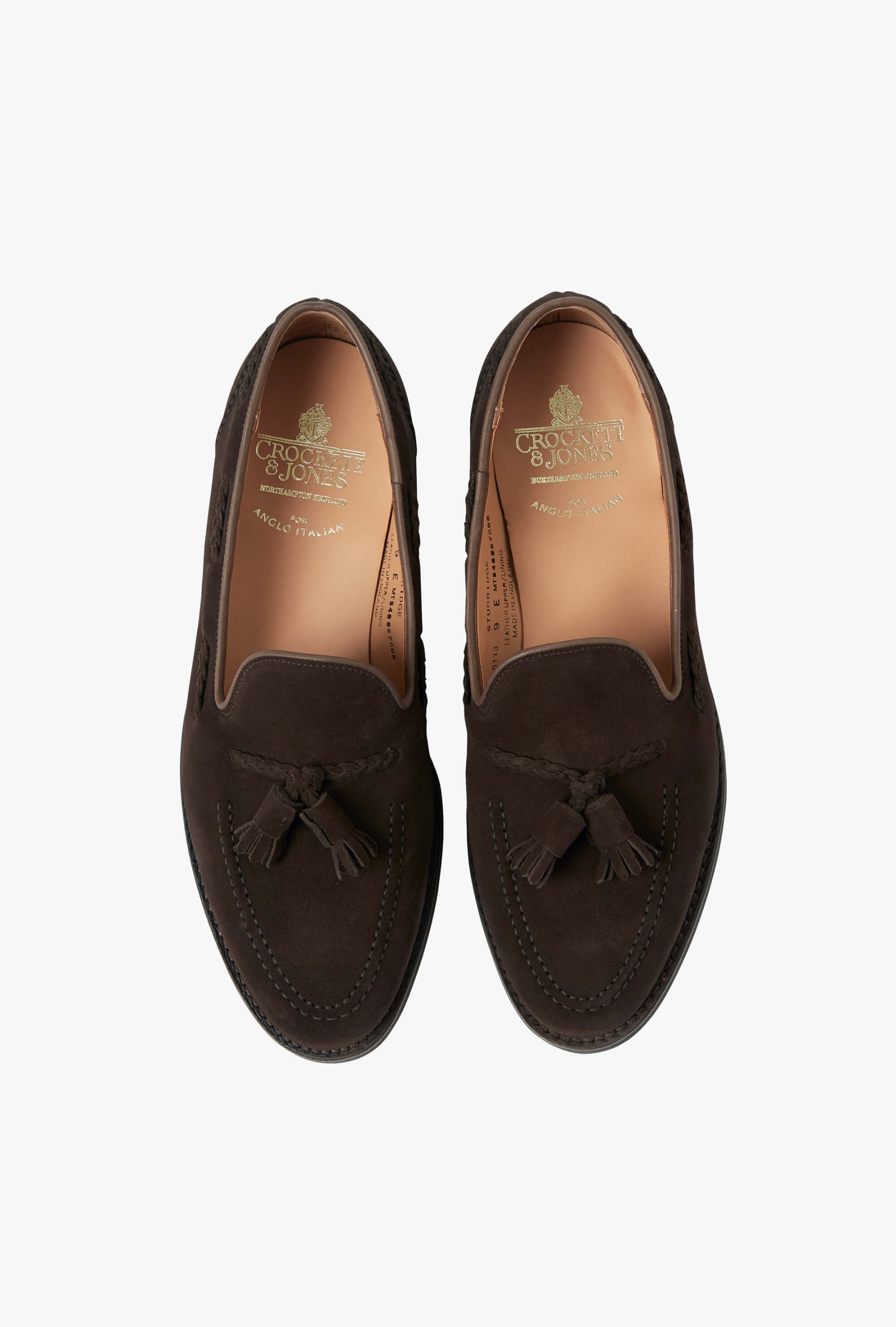 Crockett & Jones Studridge Loafer Brown Suede City Sole