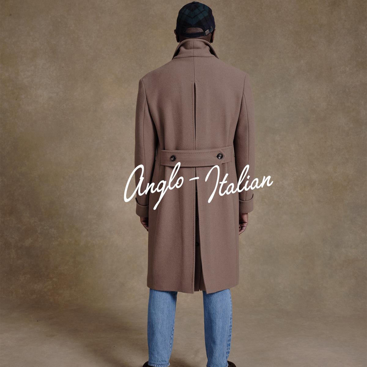 Anglo Italian ウールマーチンゲールコート