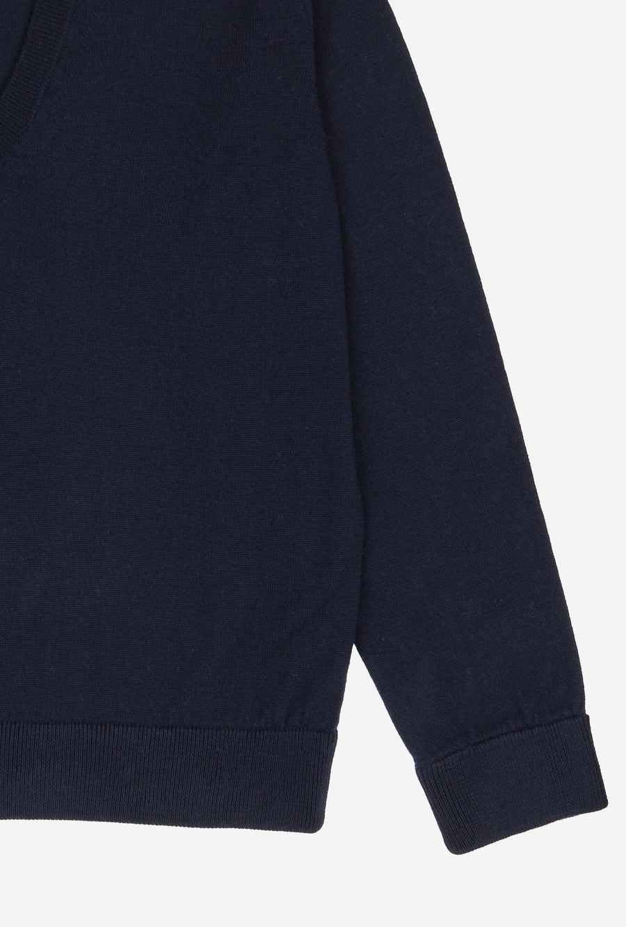 V-Neck Merino Wool Navy