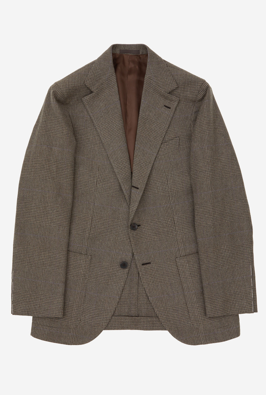 Sport Jacket Wool Olive Glen Plaid Lilac Overcheck