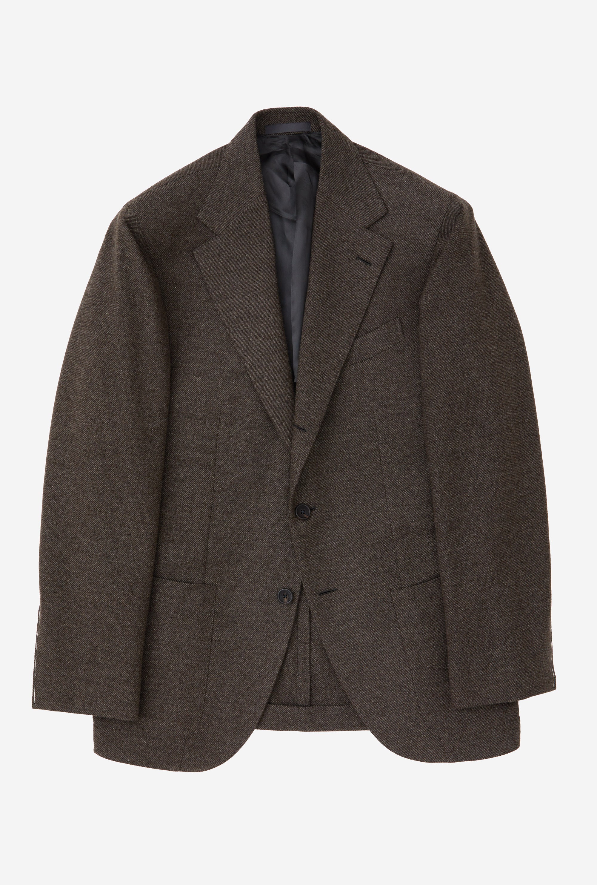 Sport Jacket Wool Brown Twill