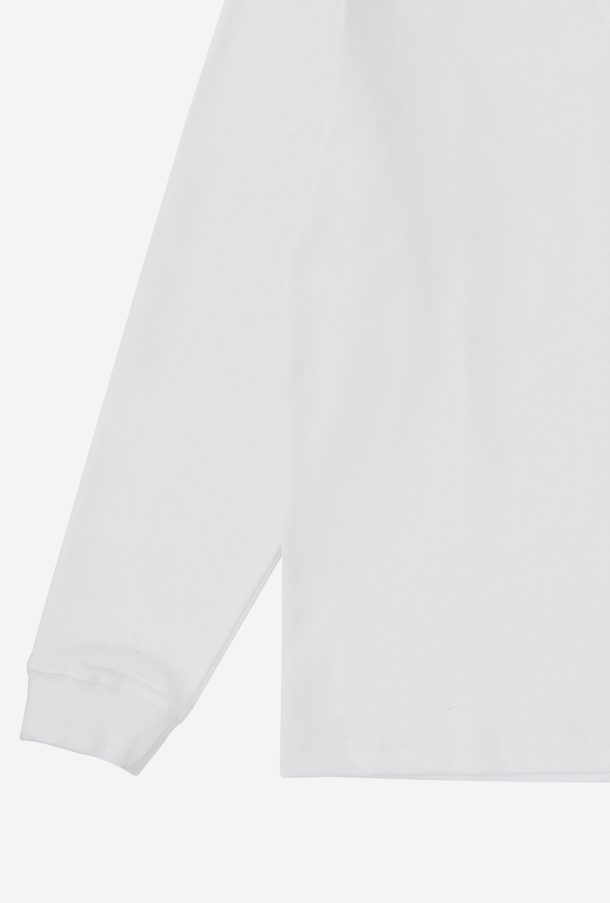 Sports Polo Long Sleeve White