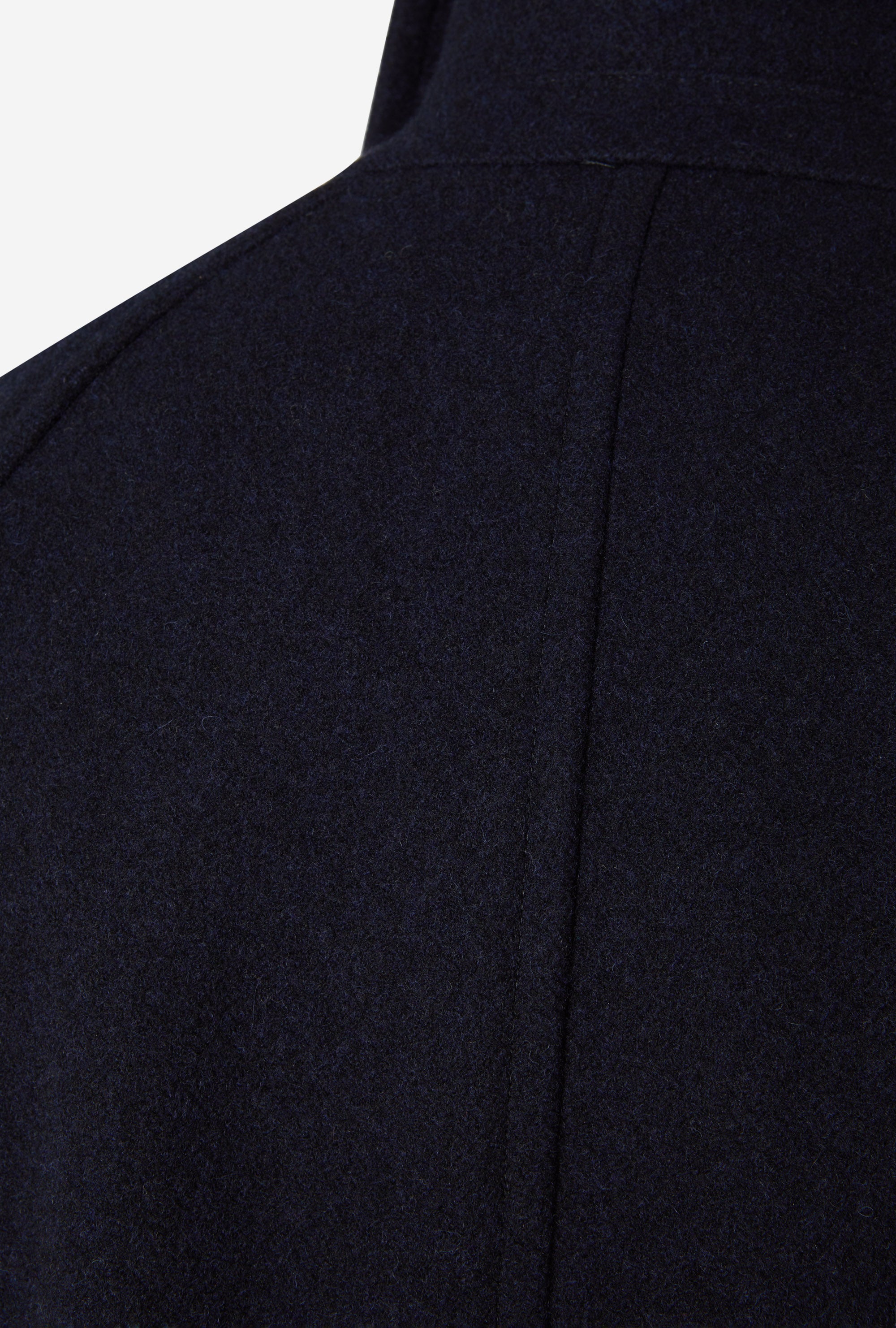 Raglan Sleeve Overcoat Wool Navy