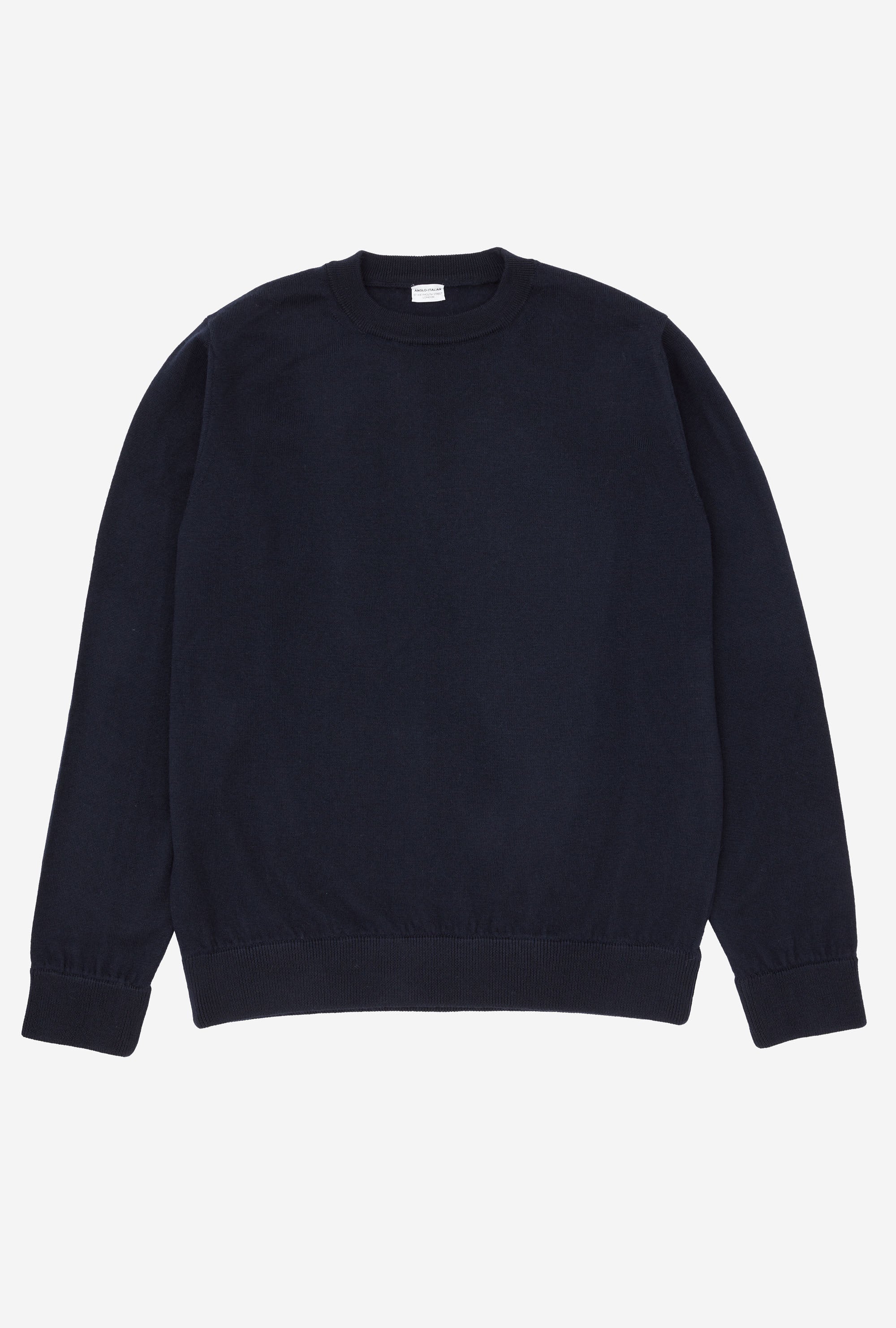 Crewneck Merino Wool Navy