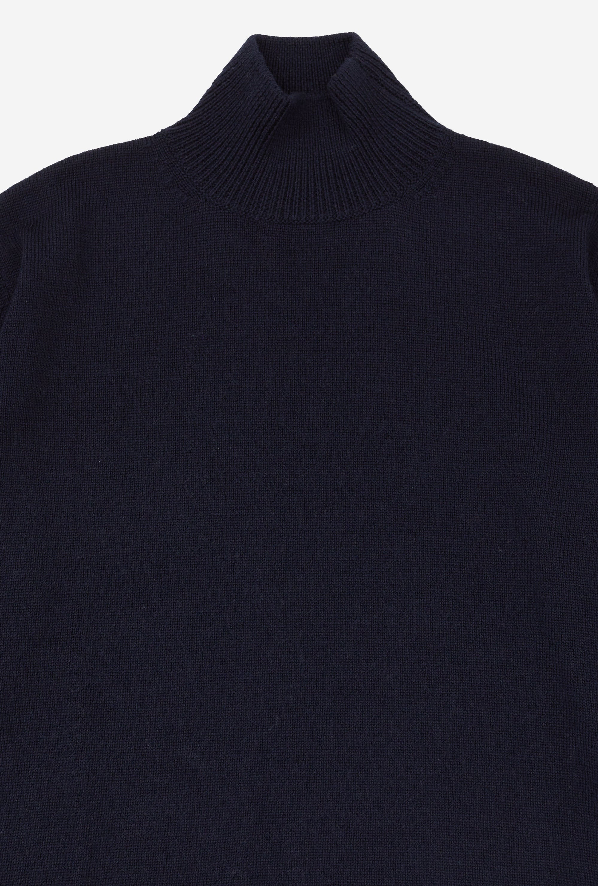 Mockneck Lambswool Navy