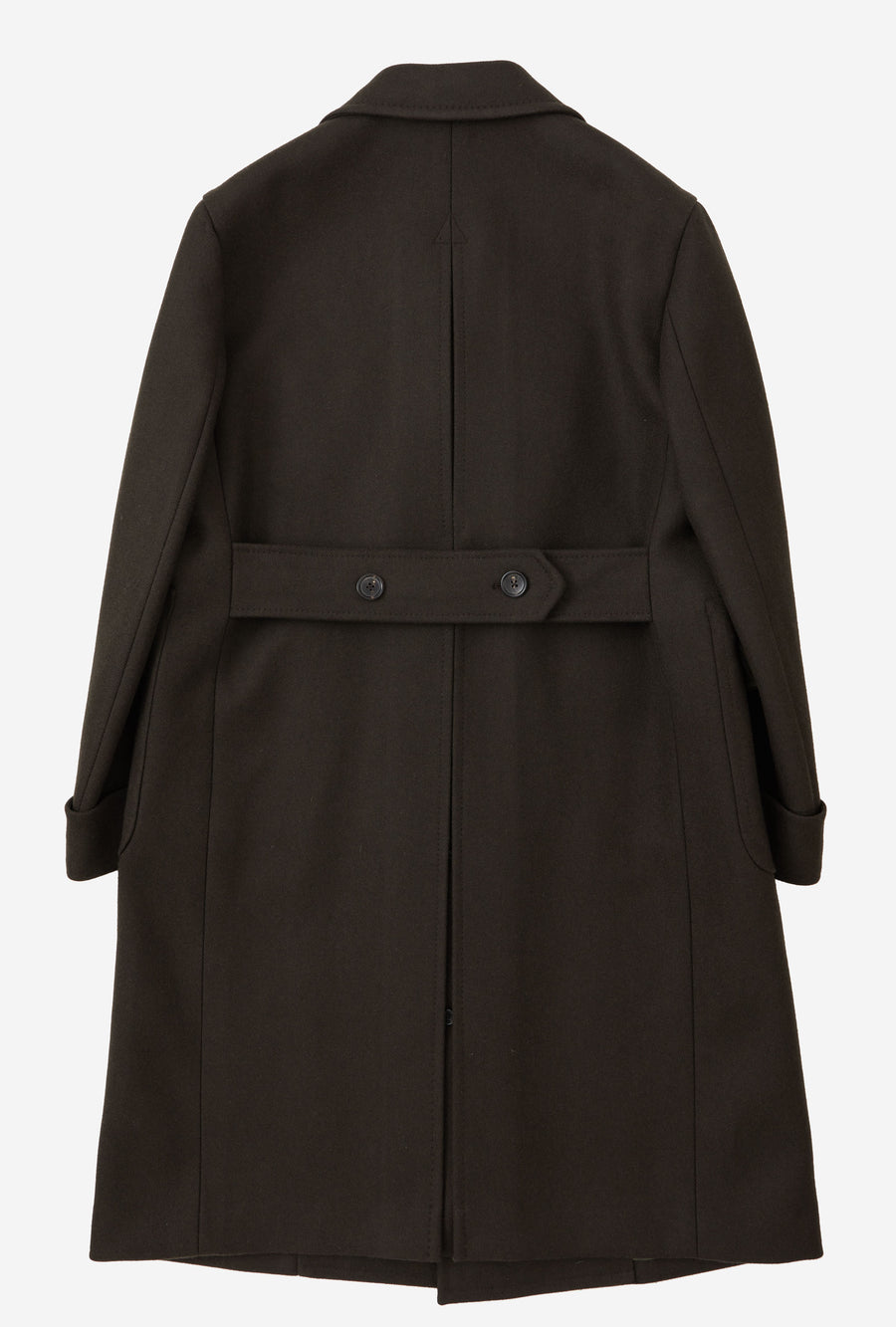 Double Breasted Martingala Coat Olive