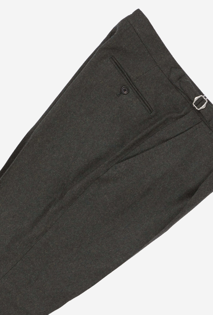 Tailored Trouser Green Flannel